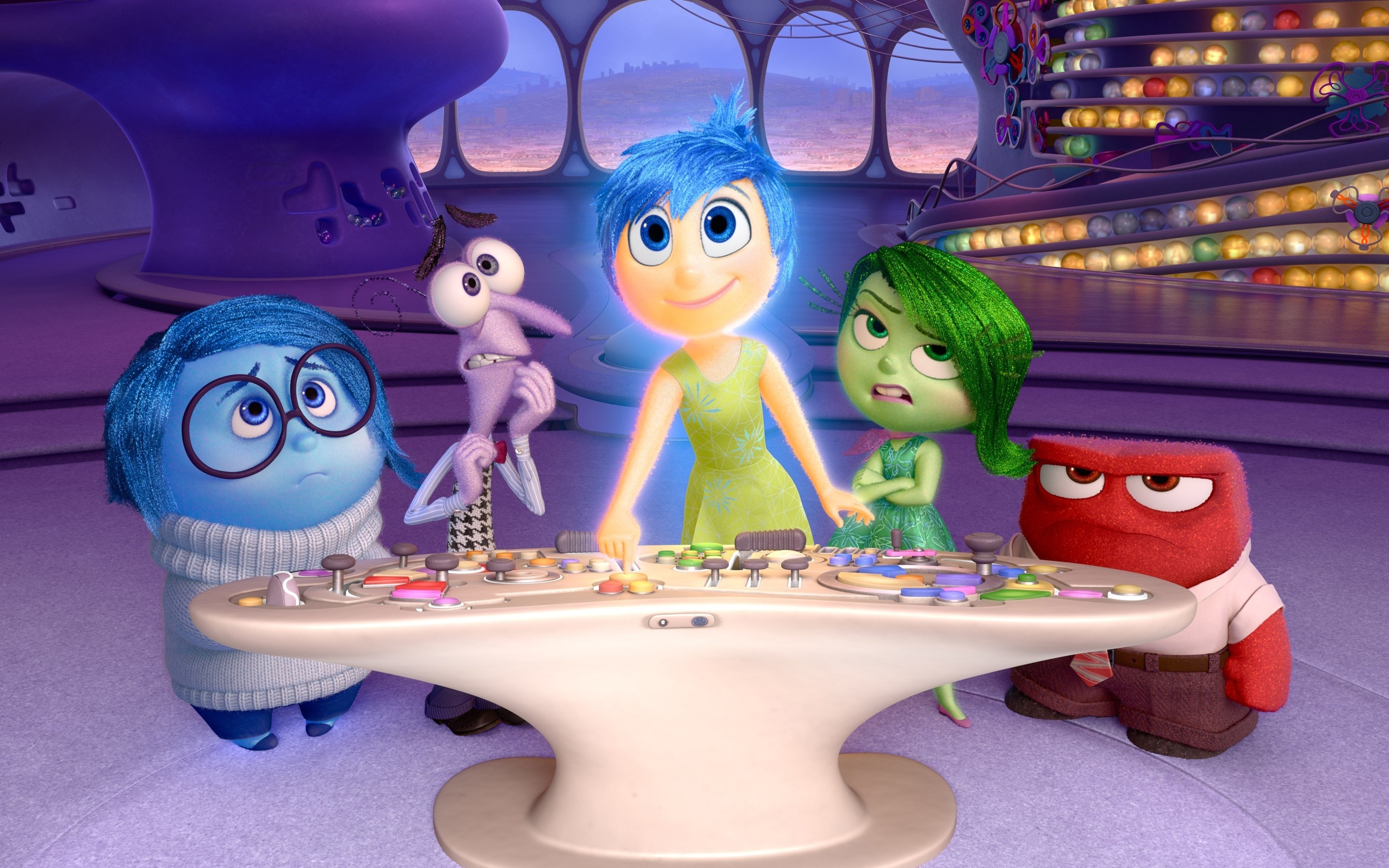 Inside Out, Emotions personified, 4K wallpapers, HD backgrounds, 2880x1800 HD Desktop