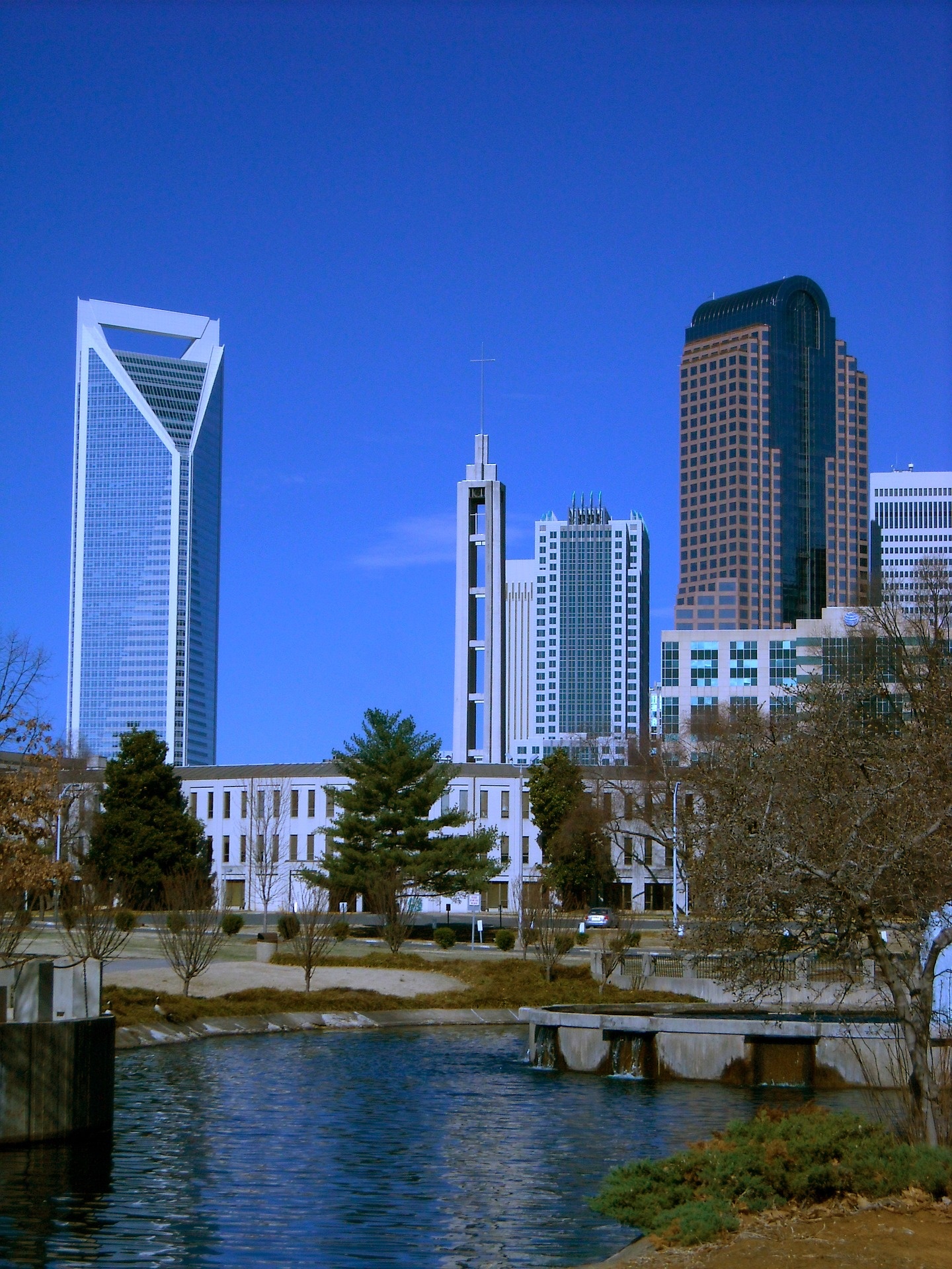Charlotte skyline, Car accident lawyers, Legal assistance, Personal injury, 1440x1920 HD Handy