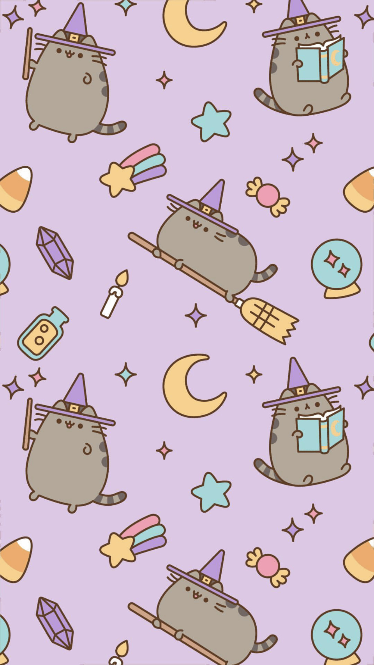 Halloween Cat, Festive wallpapers, Whimsical Halloween spirit, Cute feline companions, 1250x2210 HD Phone