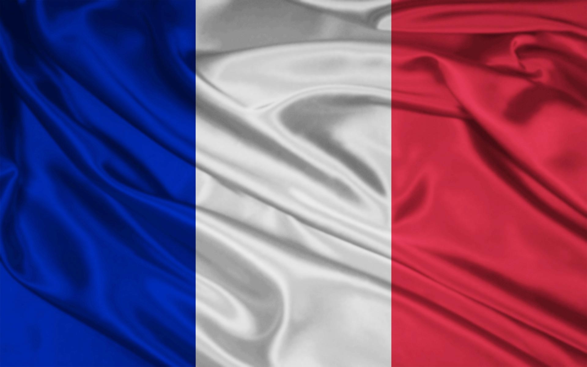 Flag: A tricolor featuring three vertical bands colored blue, white, and red, France. 1920x1200 HD Background.