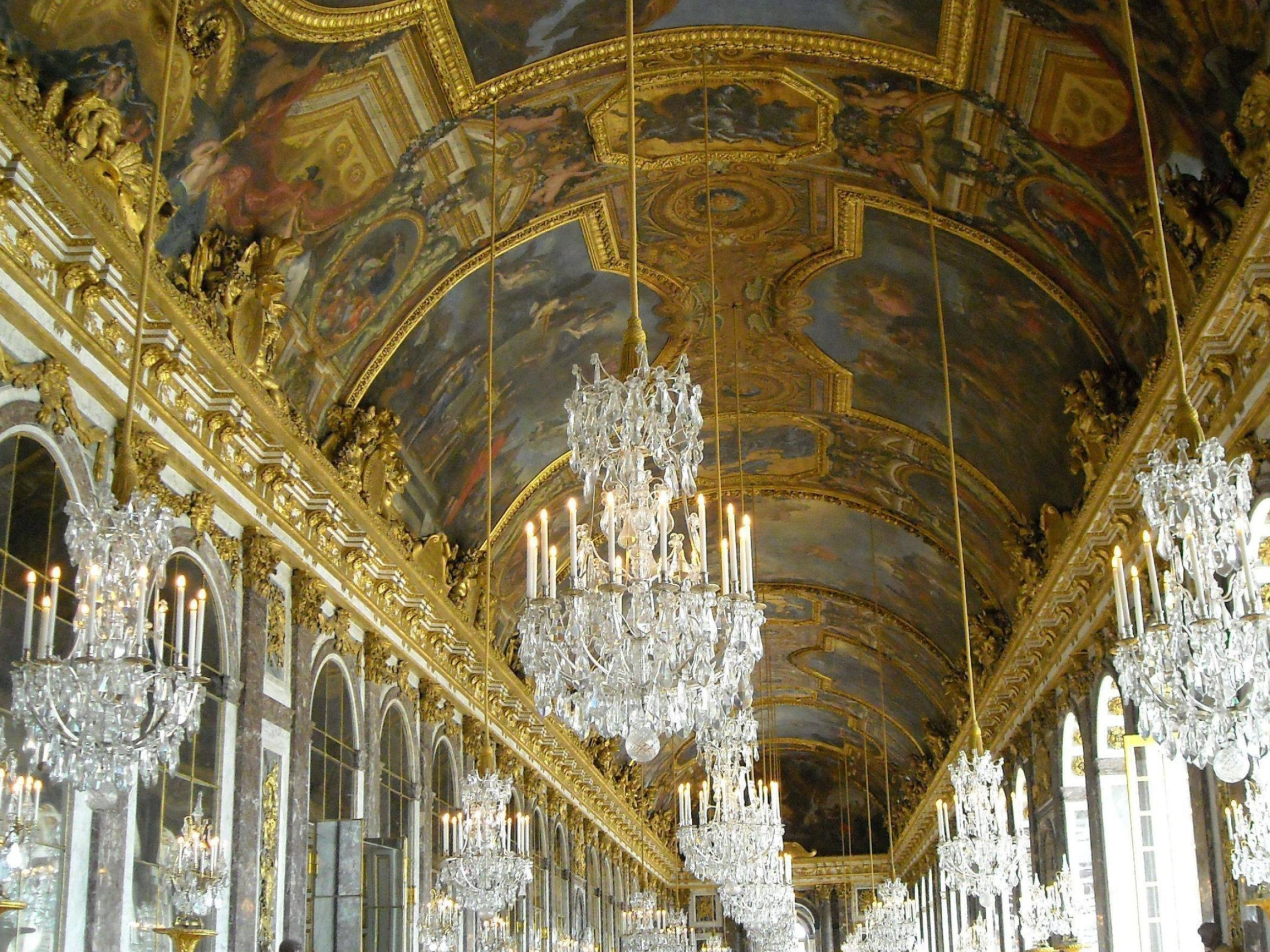 Versailles, French architecture, Stately home, Historical landmark, 2600x1950 HD Desktop