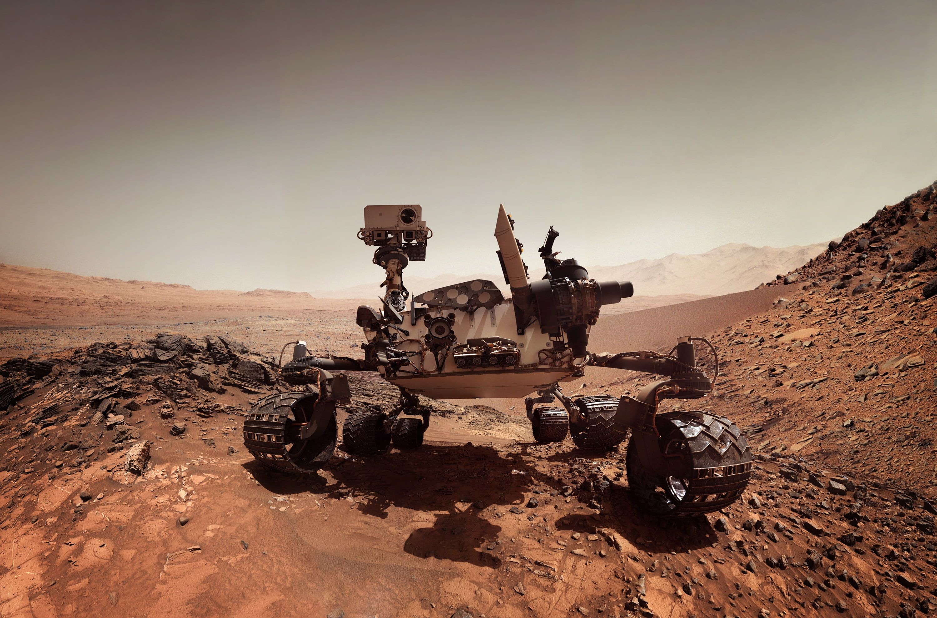 Curiosity rover wallpapers, Free backgrounds, Space exploration, Martian scenery, 3000x1980 HD Desktop