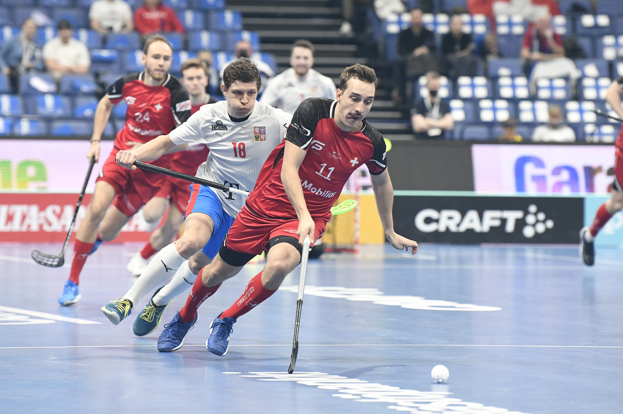Floorball: Manuel Maurer, A forward for the Swiss National Men's team. 2050x1370 HD Wallpaper.