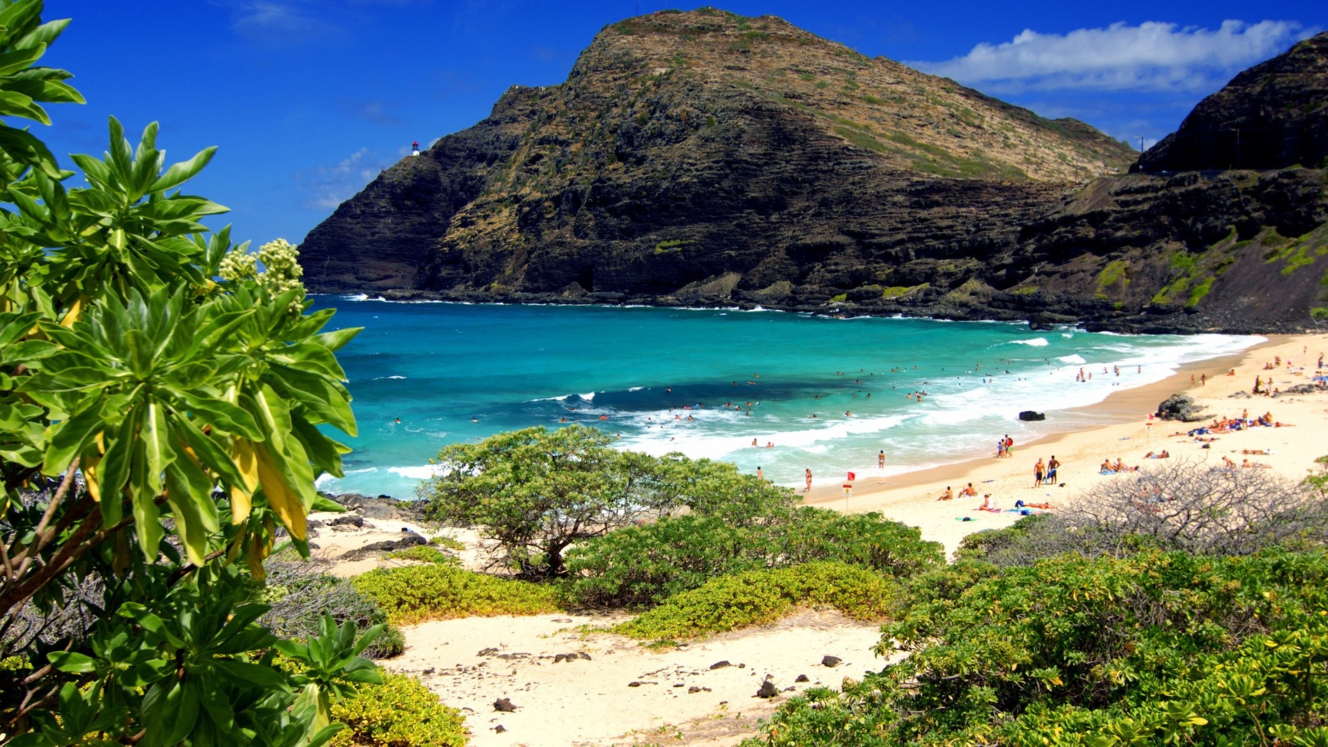 Hawaiian beaches, 4K Hawaii wallpapers, Beach paradise, Tropical vacation dream, 1920x1080 Full HD Desktop