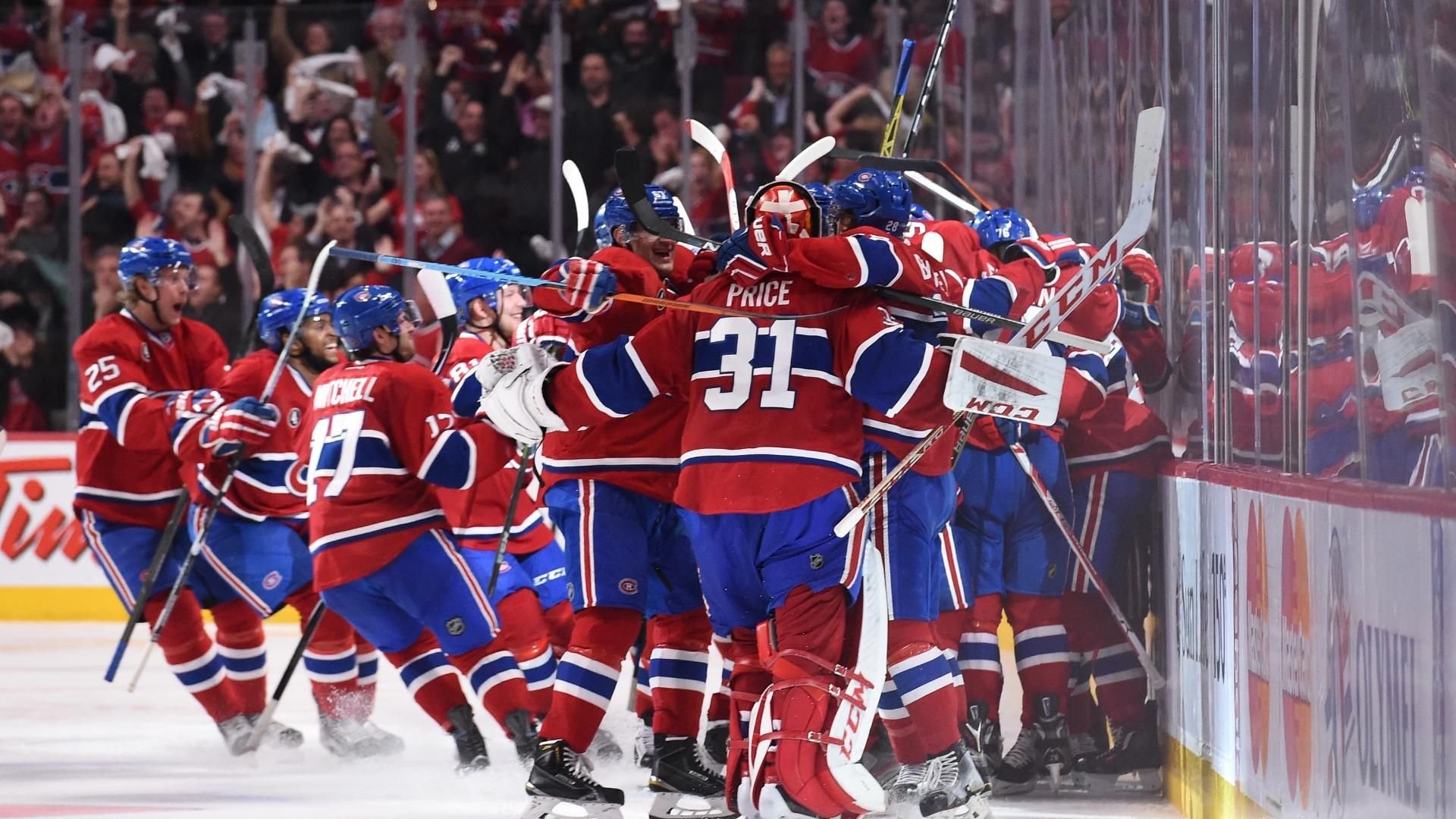 Montreal Canadiens NHL hockey wallpapers, Team loyalty, Historical franchise, Exciting game action, 1920x1080 Full HD Desktop