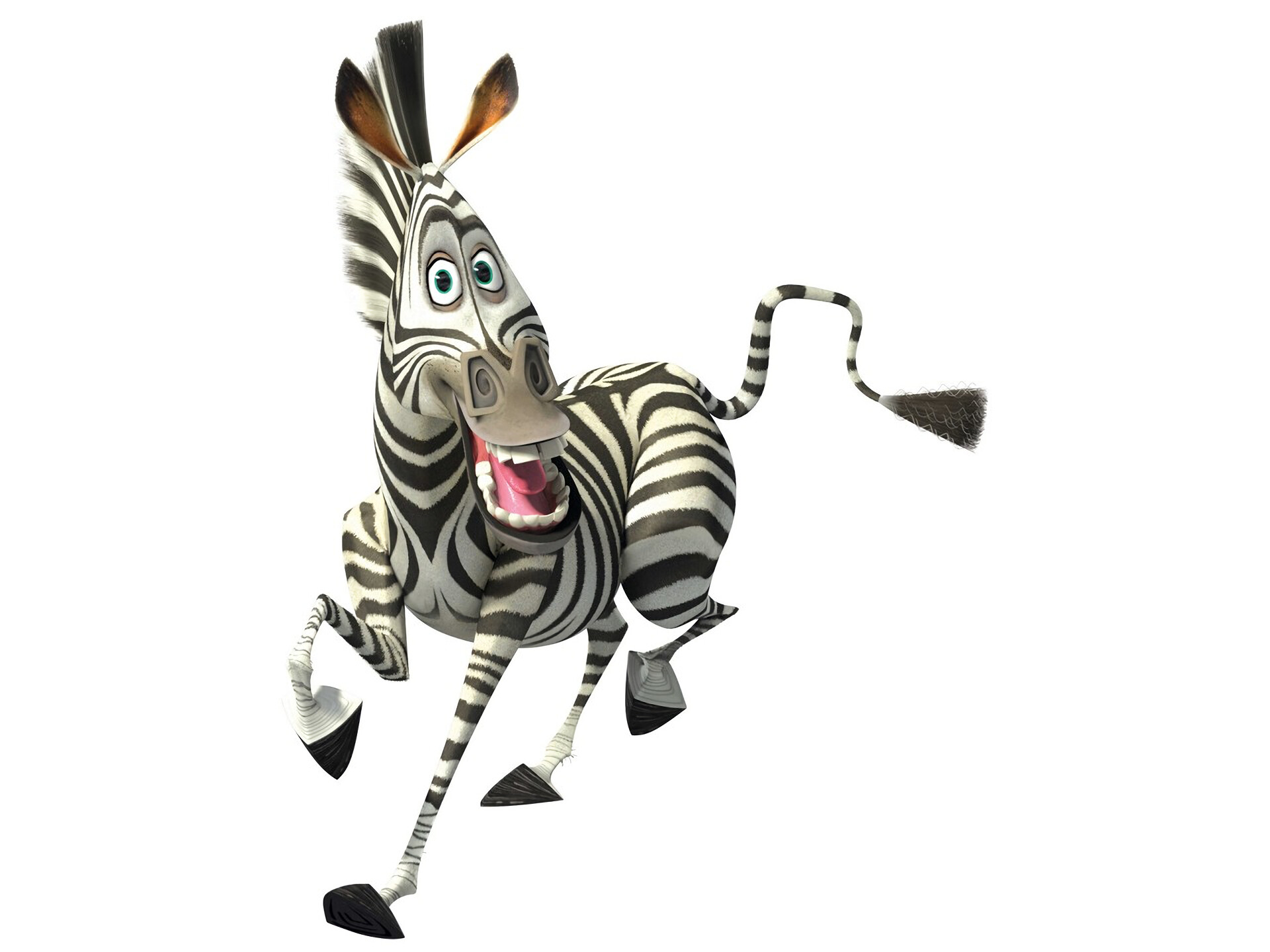 Madagascar (Movie): Marty, A zebra who formerly lived in the Central Park Zoo. 1920x1440 HD Background.