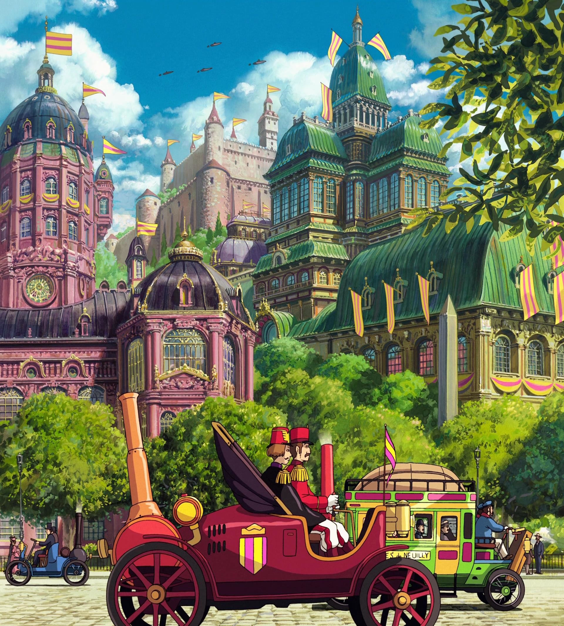 Howl's Moving Castle, Ghibli wallpapers, 1920x2140 HD Phone