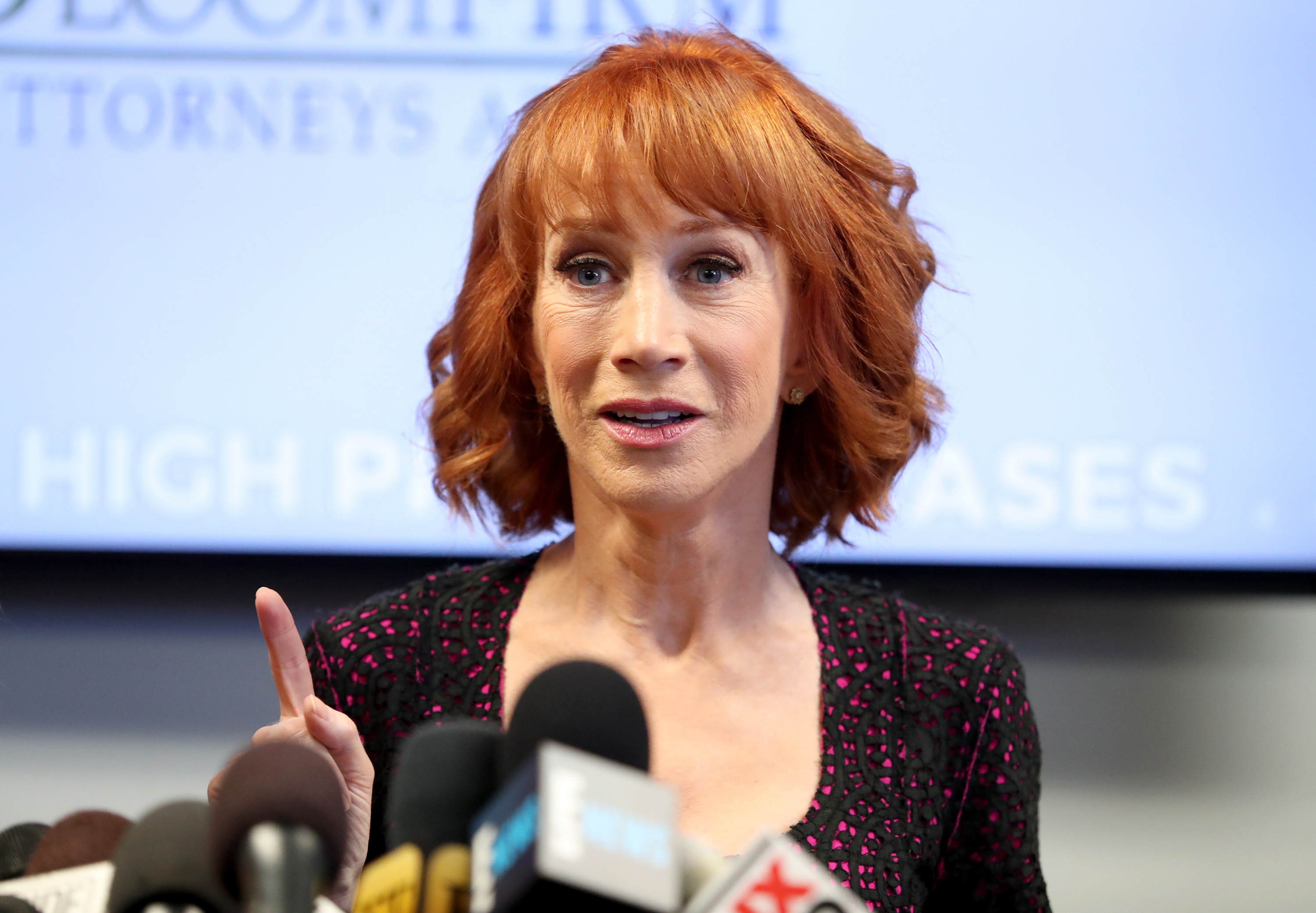 Kathy Griffin: An actress starring in television comedy specials, Primetime Emmy Awards. 3000x2090 HD Background.