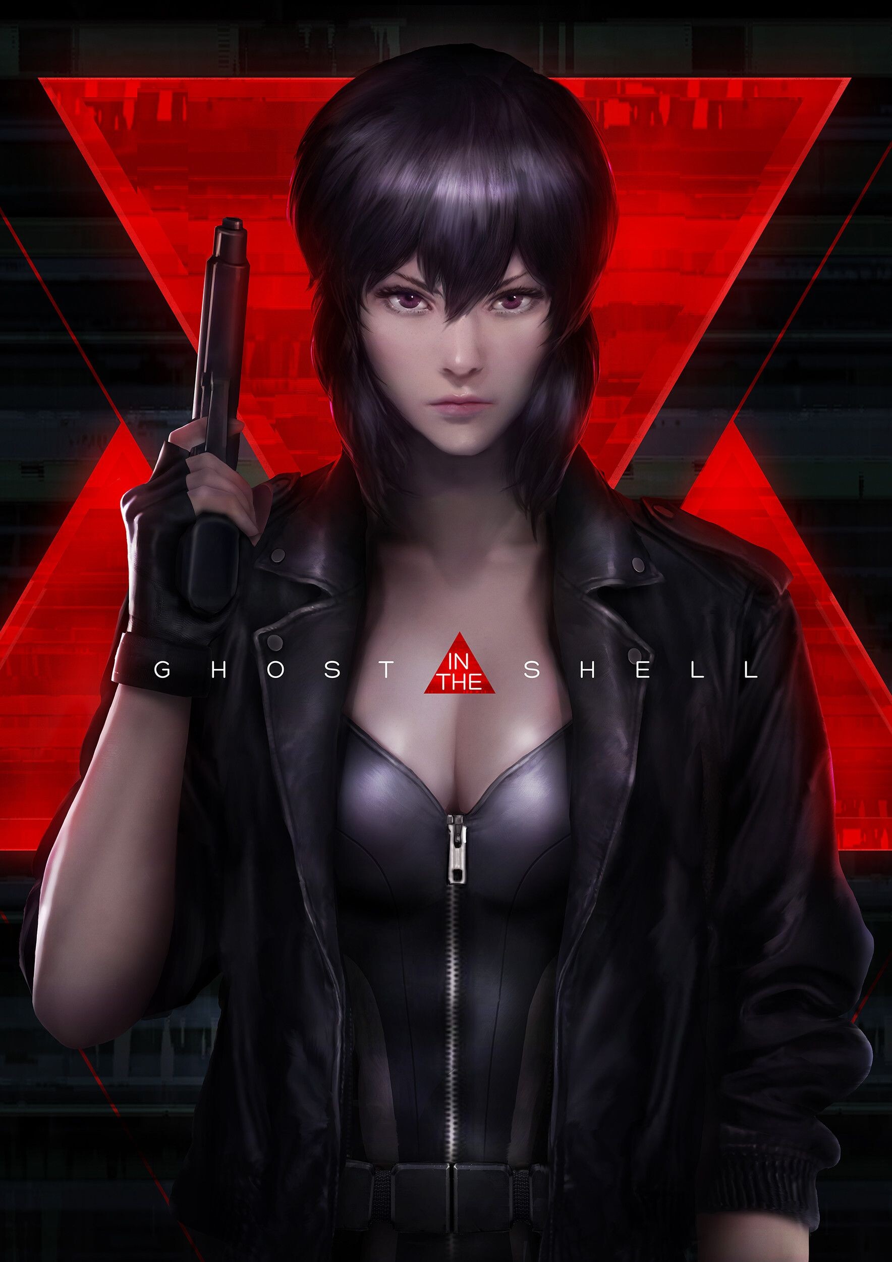 Ghost in the Shell (Anime): The main protagonist, Motoko Kusanagi, A counter-terrorism field operations commander. 1770x2500 HD Wallpaper.