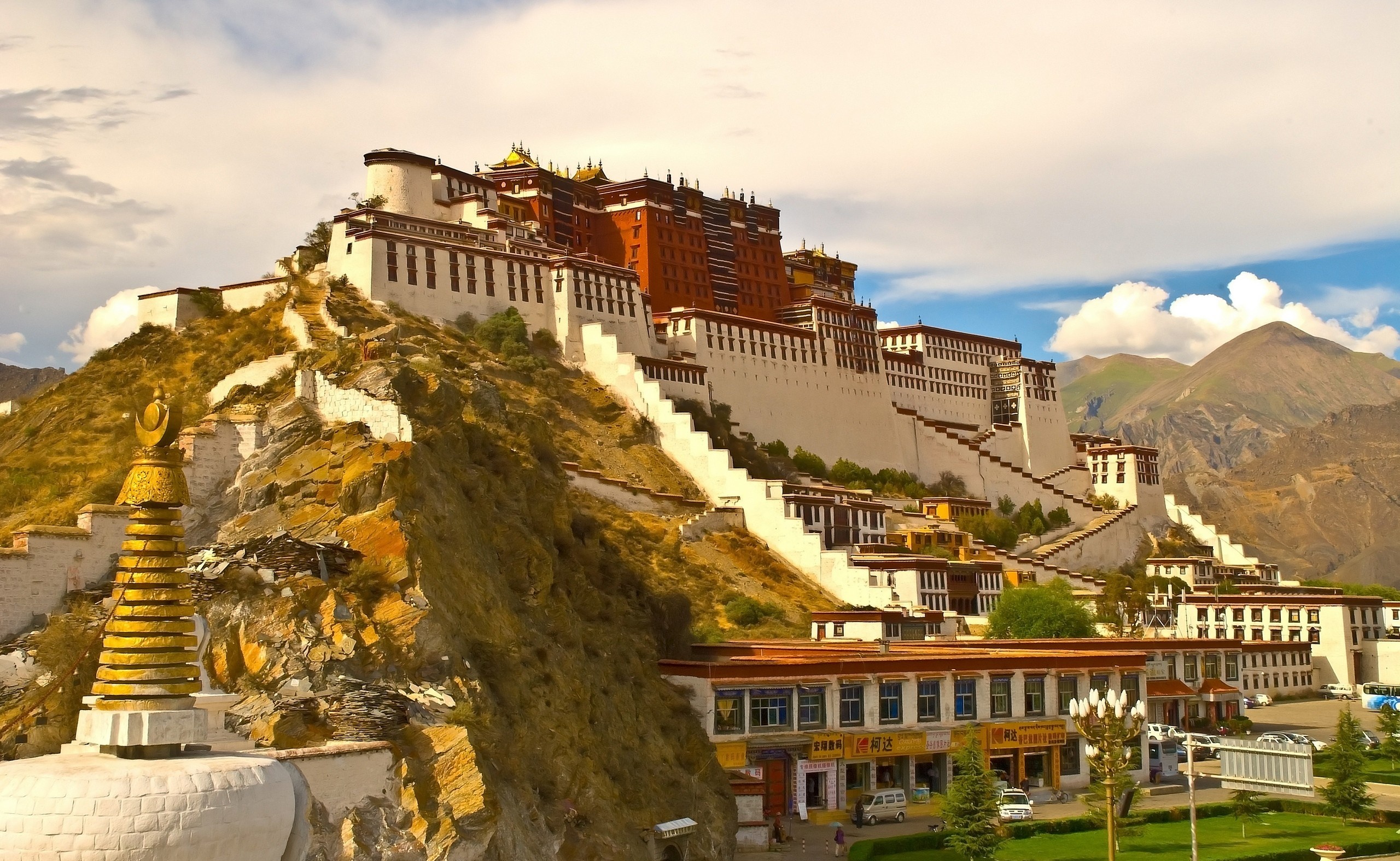 Potala Palace, Lhasa, HD Wallpapers, Backgrounds, 2560x1580 HD Desktop