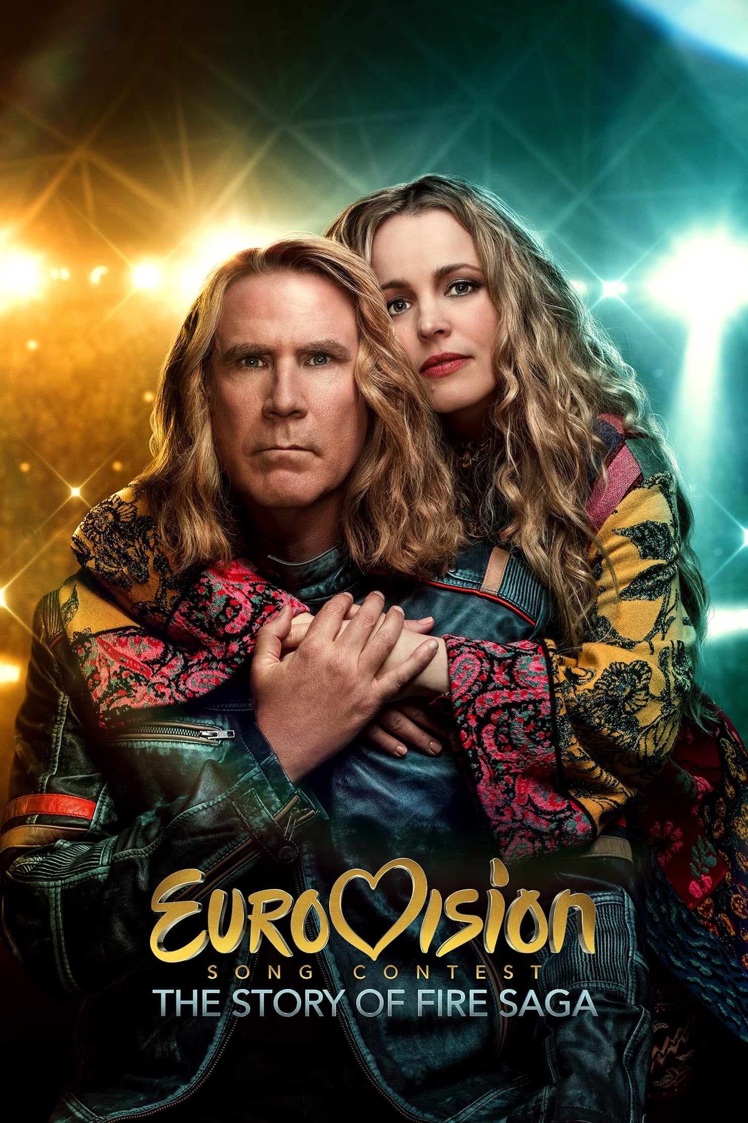 Eurovision Song Contest: The Story of Fire Saga, Official poster, Eye-catching design, Exciting competition, 1490x2230 HD Handy