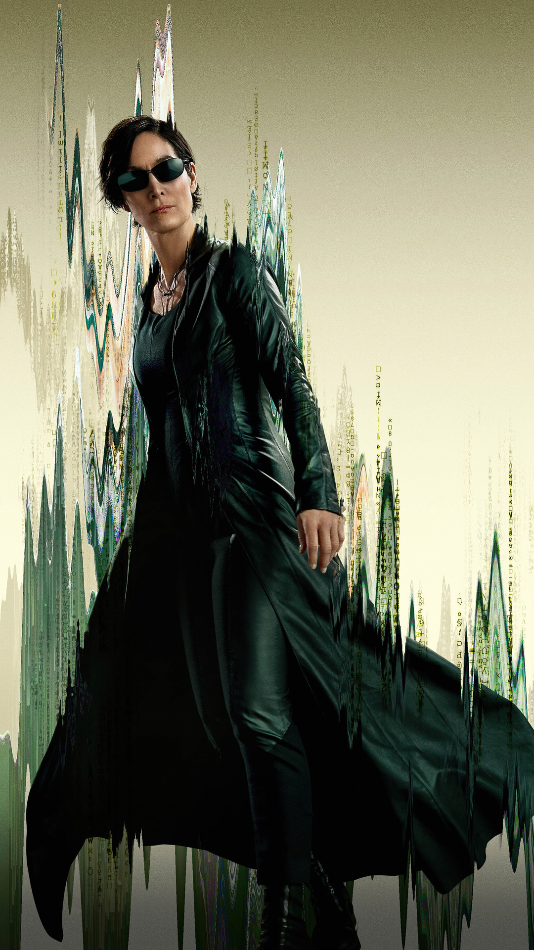 Trinity, The Matrix, Carrie Anne Moss, HD wallpapers, 1080x1920 Full HD Phone