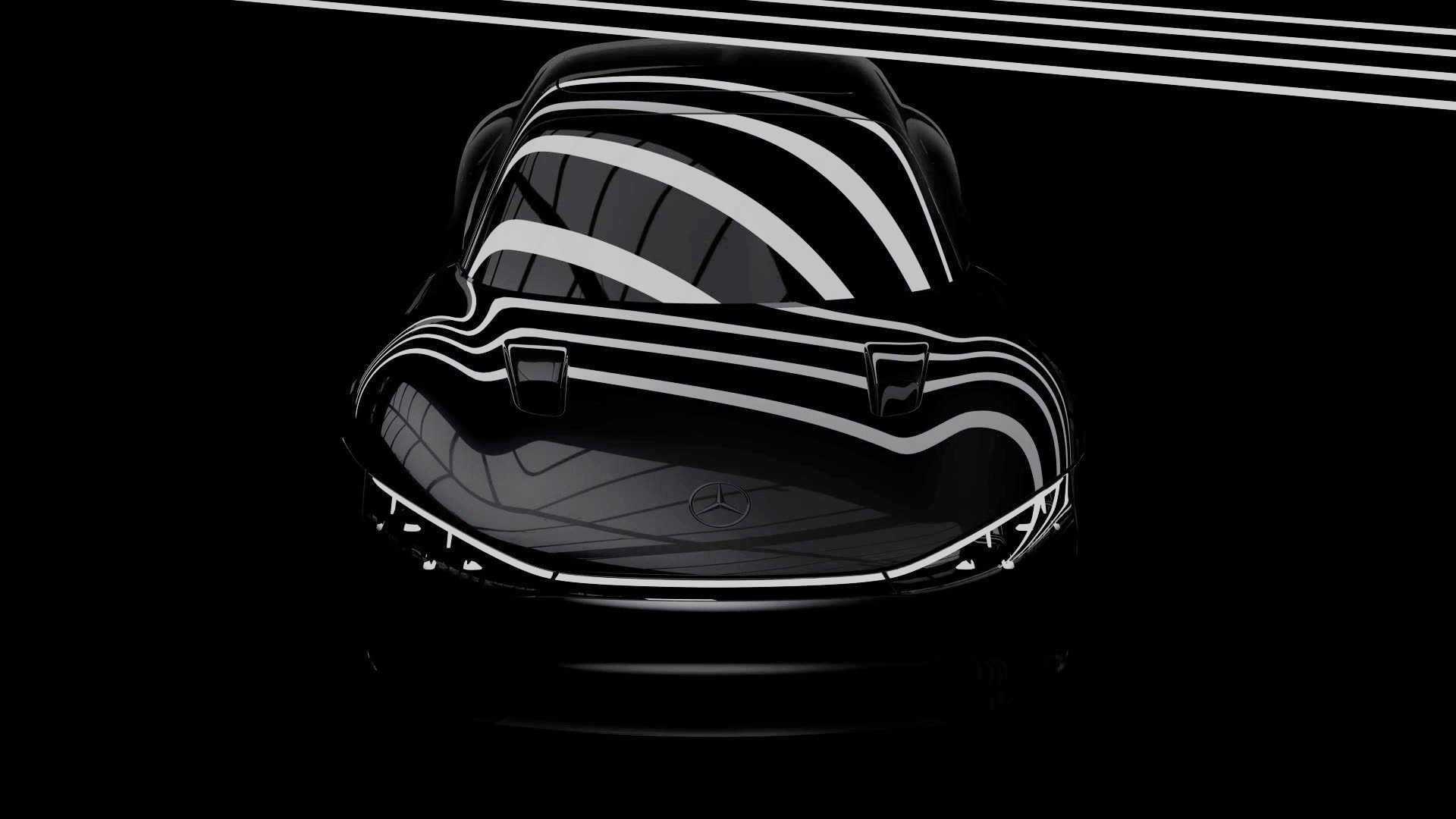 Mercedes-Benz VISION EQXX, Teaser image, New platforms, Automotive industry, 1920x1080 Full HD Desktop