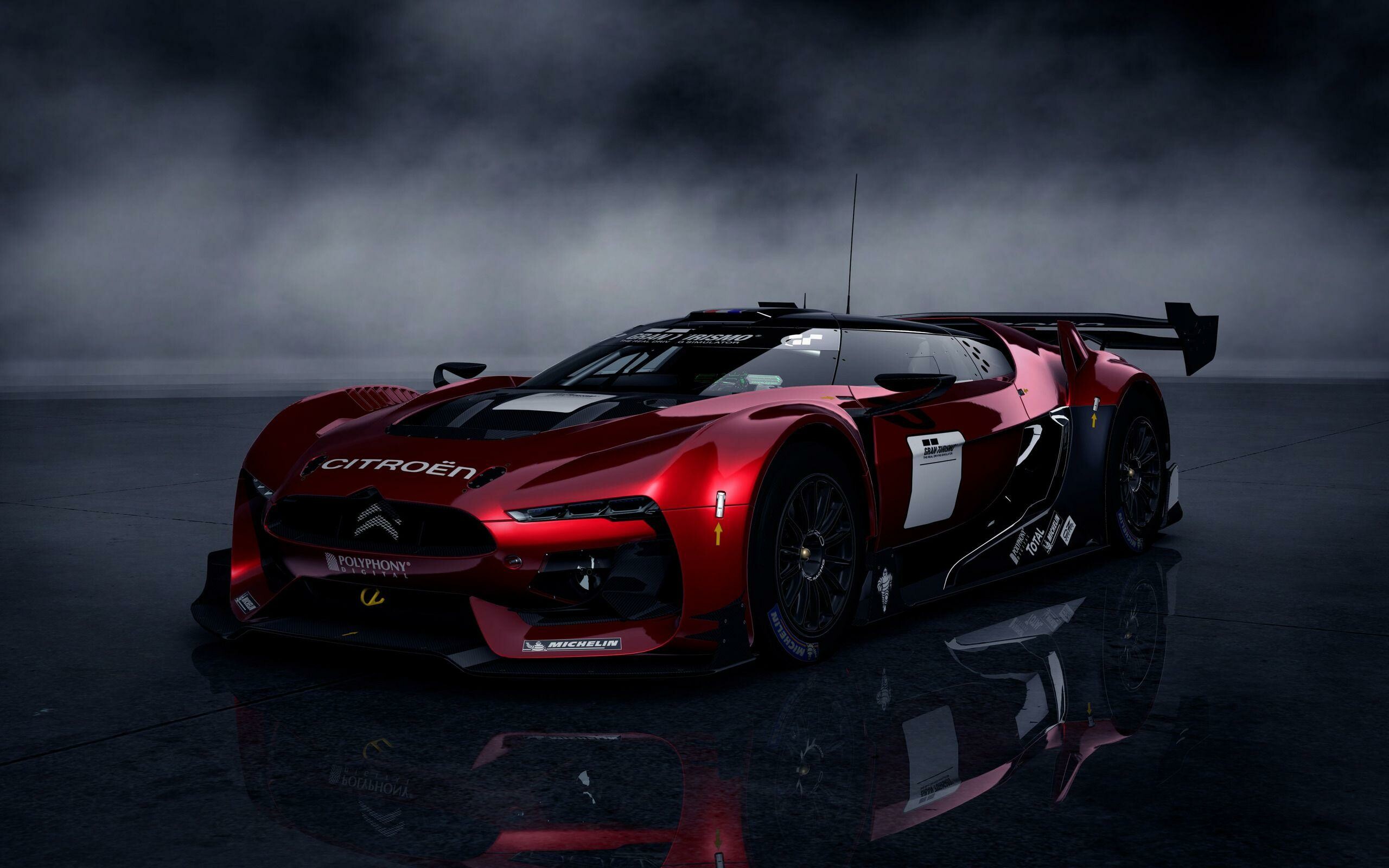 Citroen: Gran Turismo, Race Car, Model GT, GTbyCitroën. 2560x1600 HD Background.