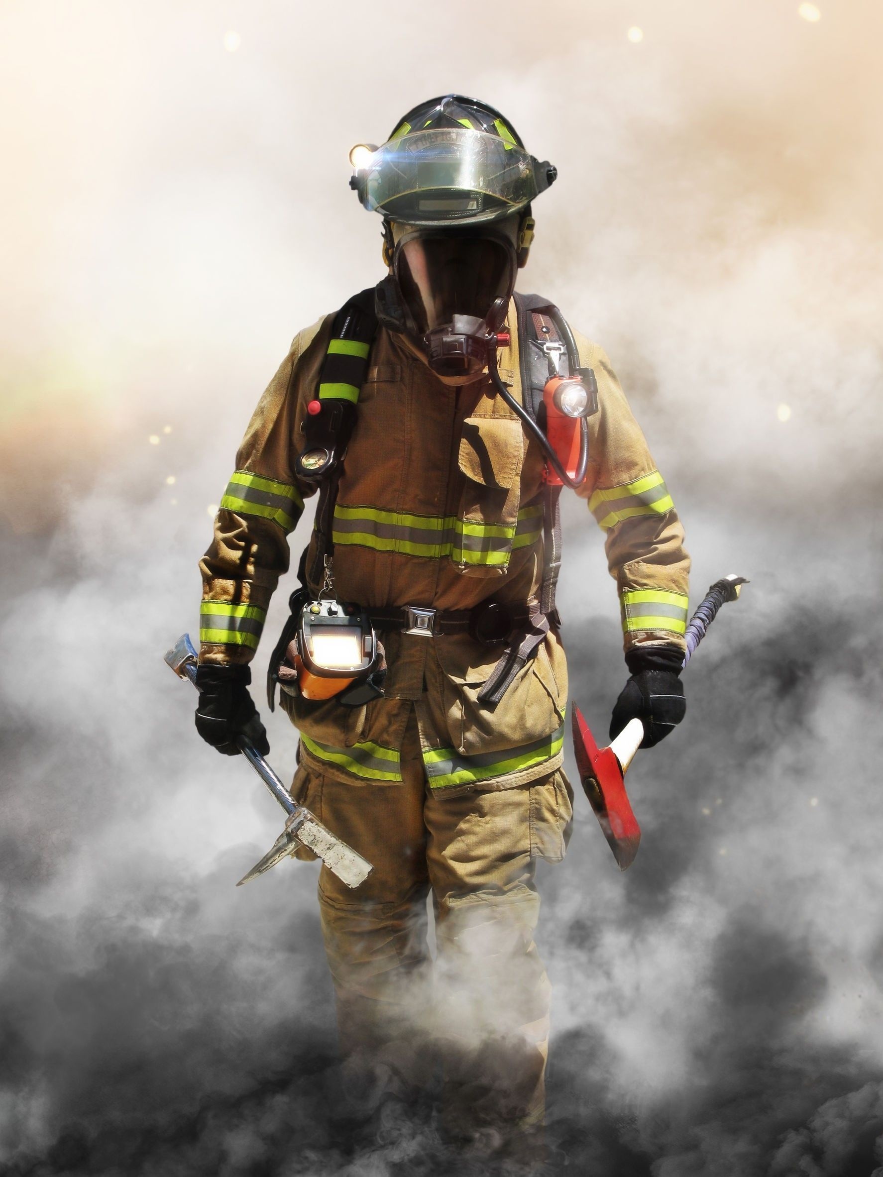 Fireman: Fire suppression, Rescue, Personal protective equipment. 1780x2370 HD Wallpaper.