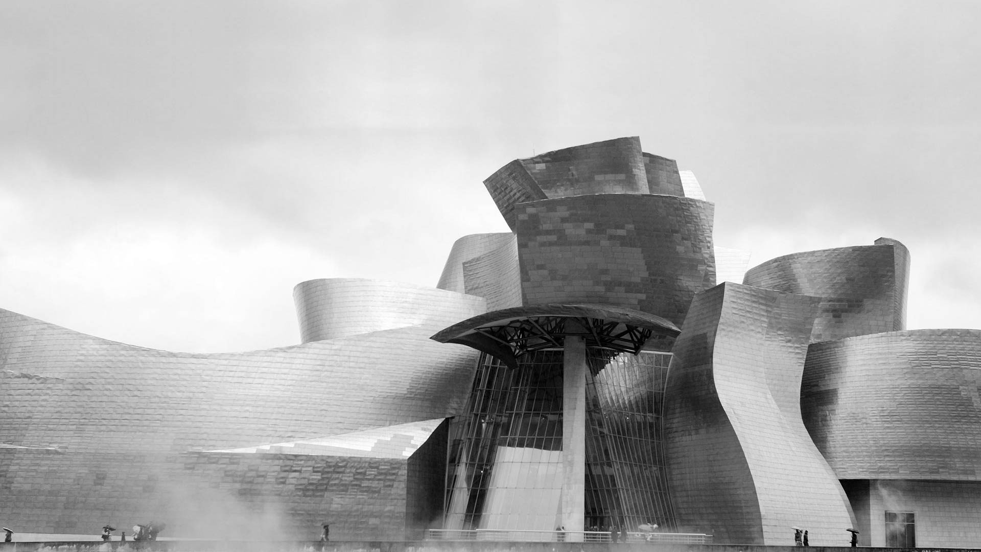 The museum, Guggenheim museum bilbao, 1920x1080 Full HD Desktop