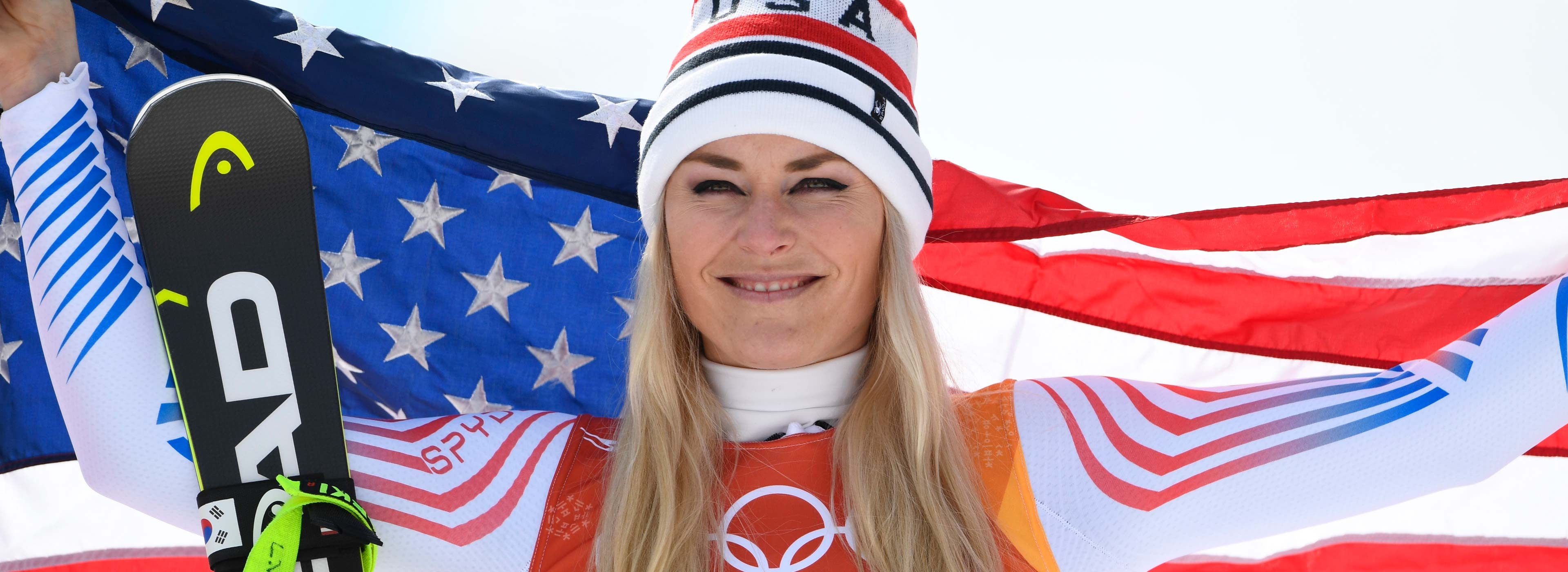 Lindsey Vonn, Career highlights, Triumphs and challenges, Olympic journey, 3840x1400 Dual Screen Desktop