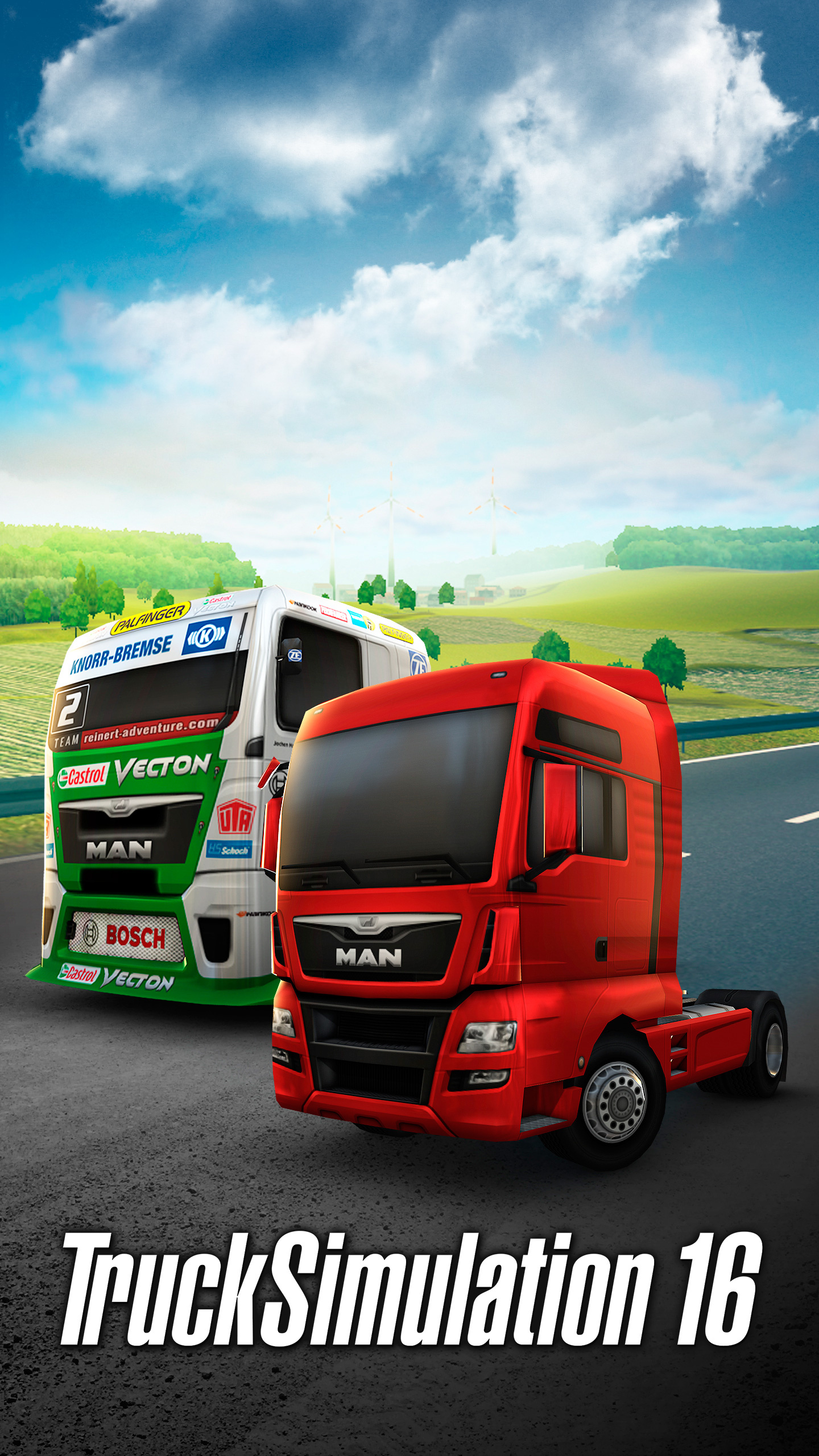 Simulation Game, Gaming, Truck simulation, Open road adventure, 1440x2560 HD Handy