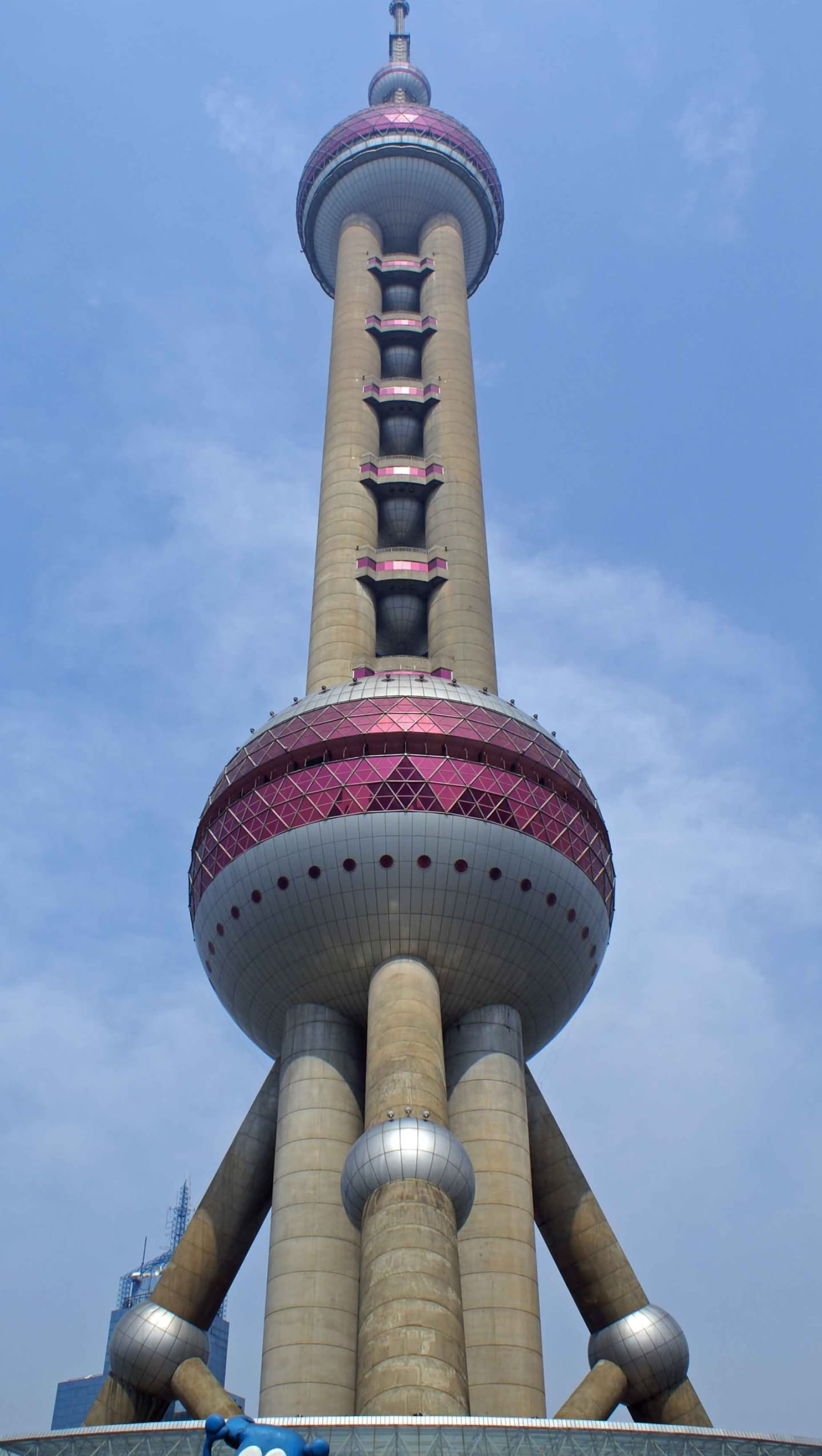 Oriental Pearl Tower, Travels, Shanghai, China, 1600x2840 HD Handy
