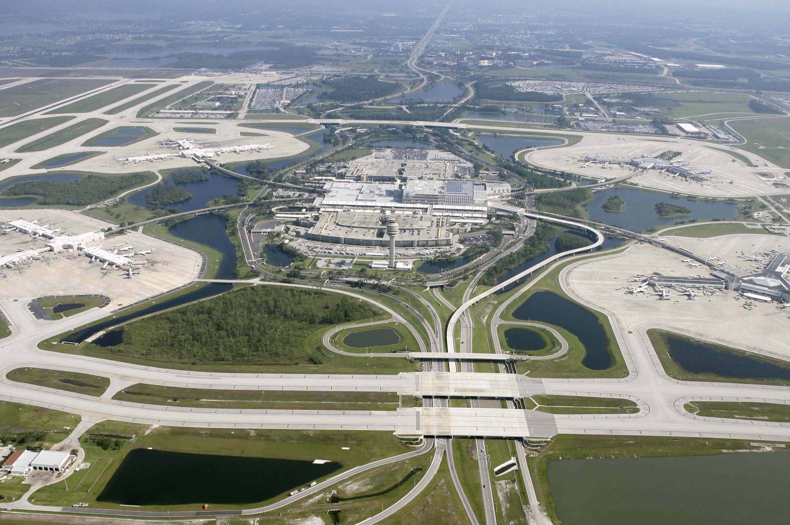 Orlando International Airport, Passenger departures, Airport world, US airport, 2560x1710 HD Desktop
