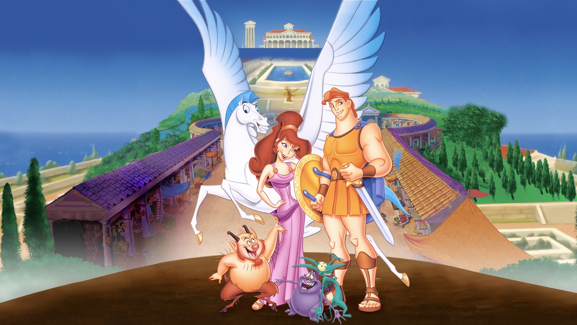 Hercules movie fanart, Disney animation, Heroic adventures, Mythical creatures, 1920x1080 Full HD Desktop
