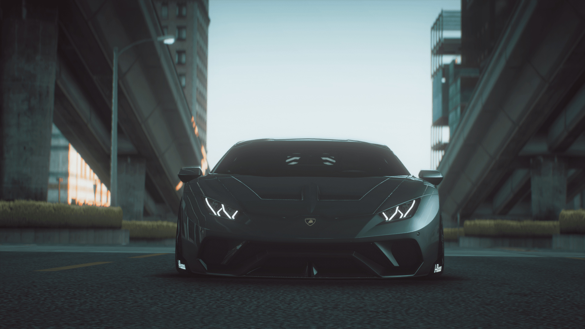 Lamborghini Huracan, Add-on tuning, Customization template, Personalization options, 1920x1080 Full HD Desktop