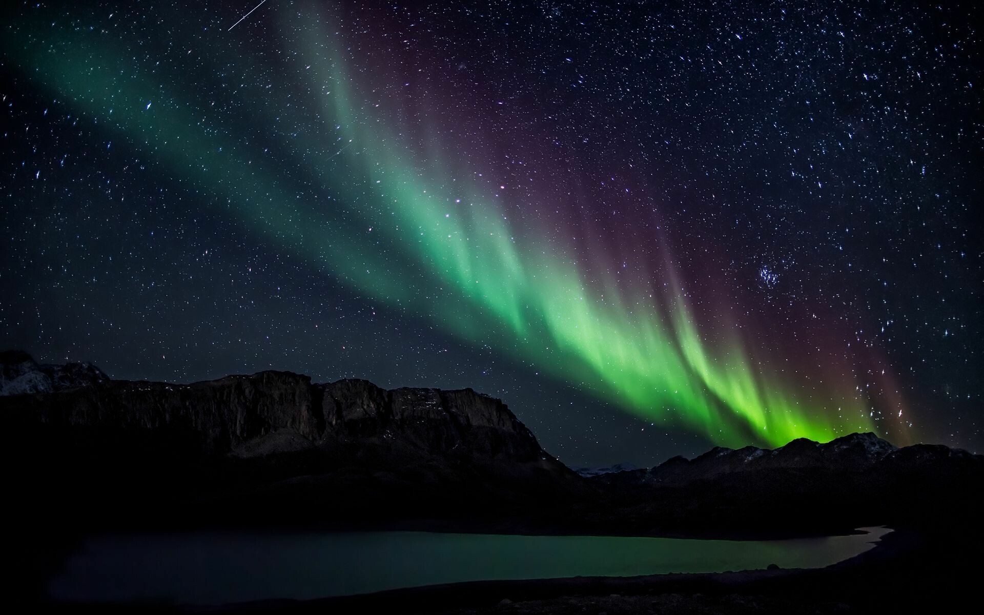 Aurora Borealis: Northern lights, can be seen above both poles. 1920x1200 HD Wallpaper.