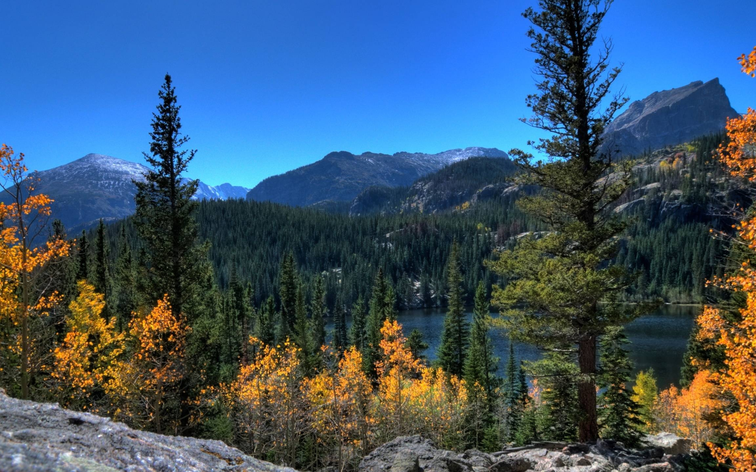Rocky Mountain National Park, Majestic landscapes, Colorado beauty, Mountainous terrain, 2560x1600 HD Desktop