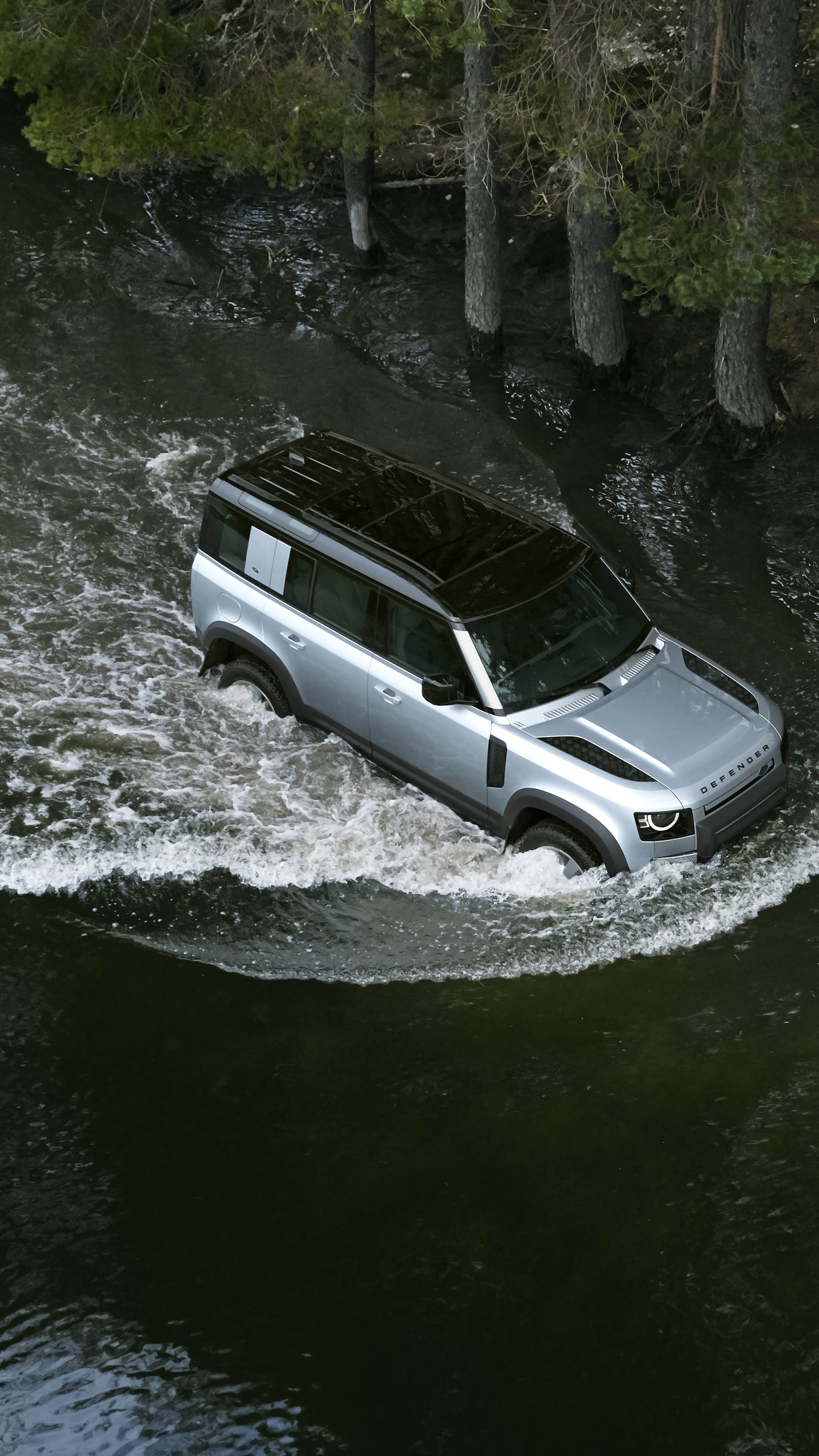 Land Rover Defender, Frankfurt Motor Show, 4K wallpaper, SUV model, 2160x3840 4K Phone
