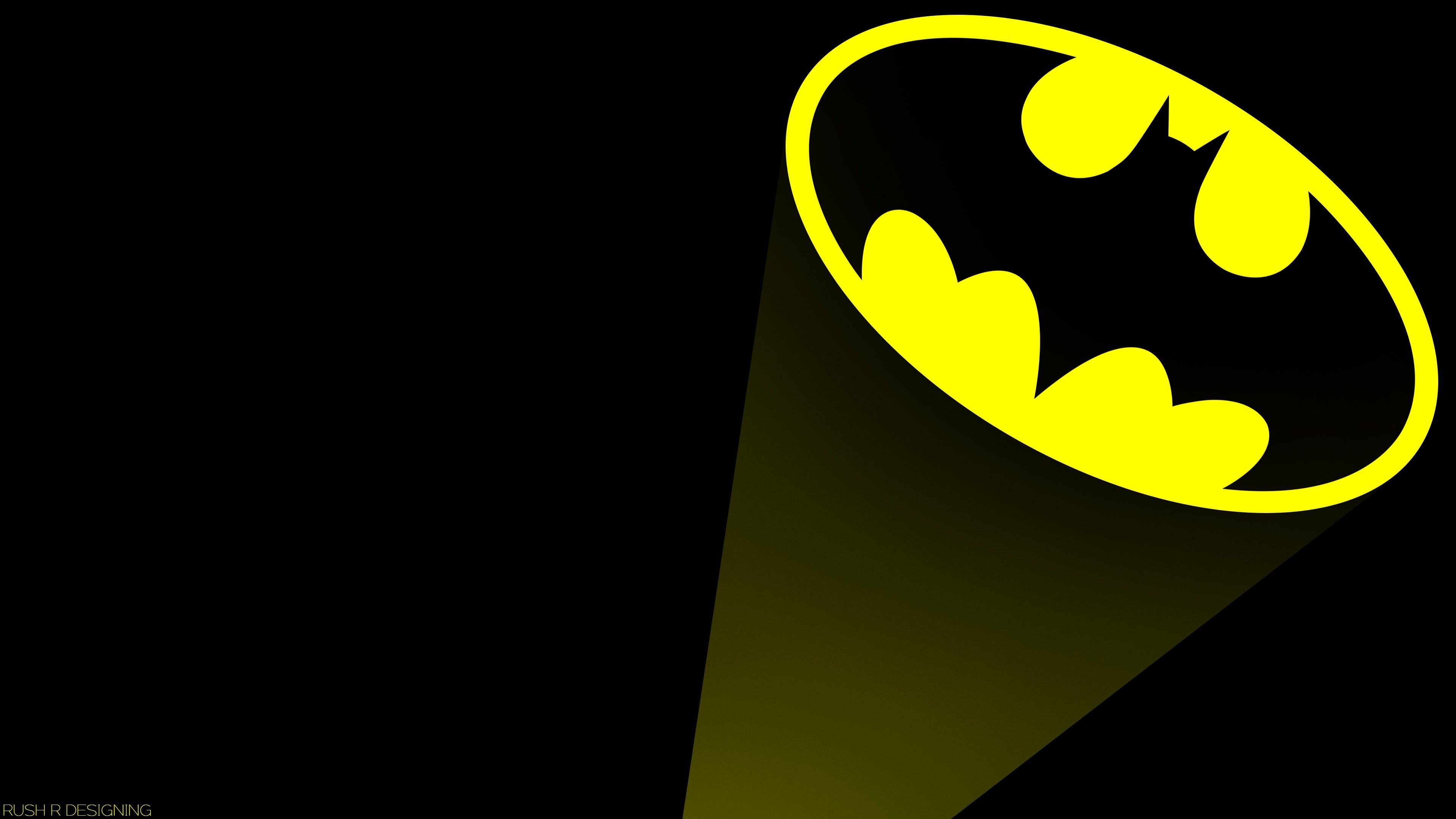 Batman Sign, Gotham's protector, Iconic signal, Nighttime skyline, 3840x2160 4K Desktop