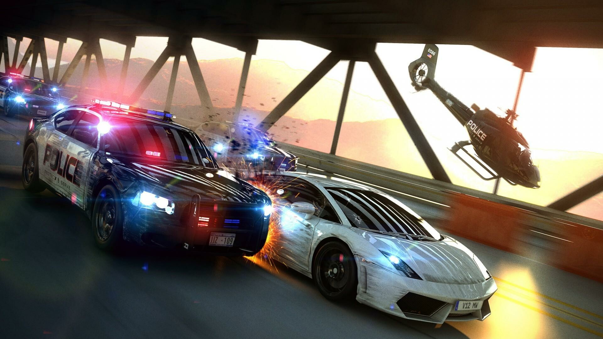 Need for Speed Hot Pursuit Remastered: Was released for Windows, PlayStation 4 and Xbox One on 6 November 2020. 1920x1080 Full HD Wallpaper.