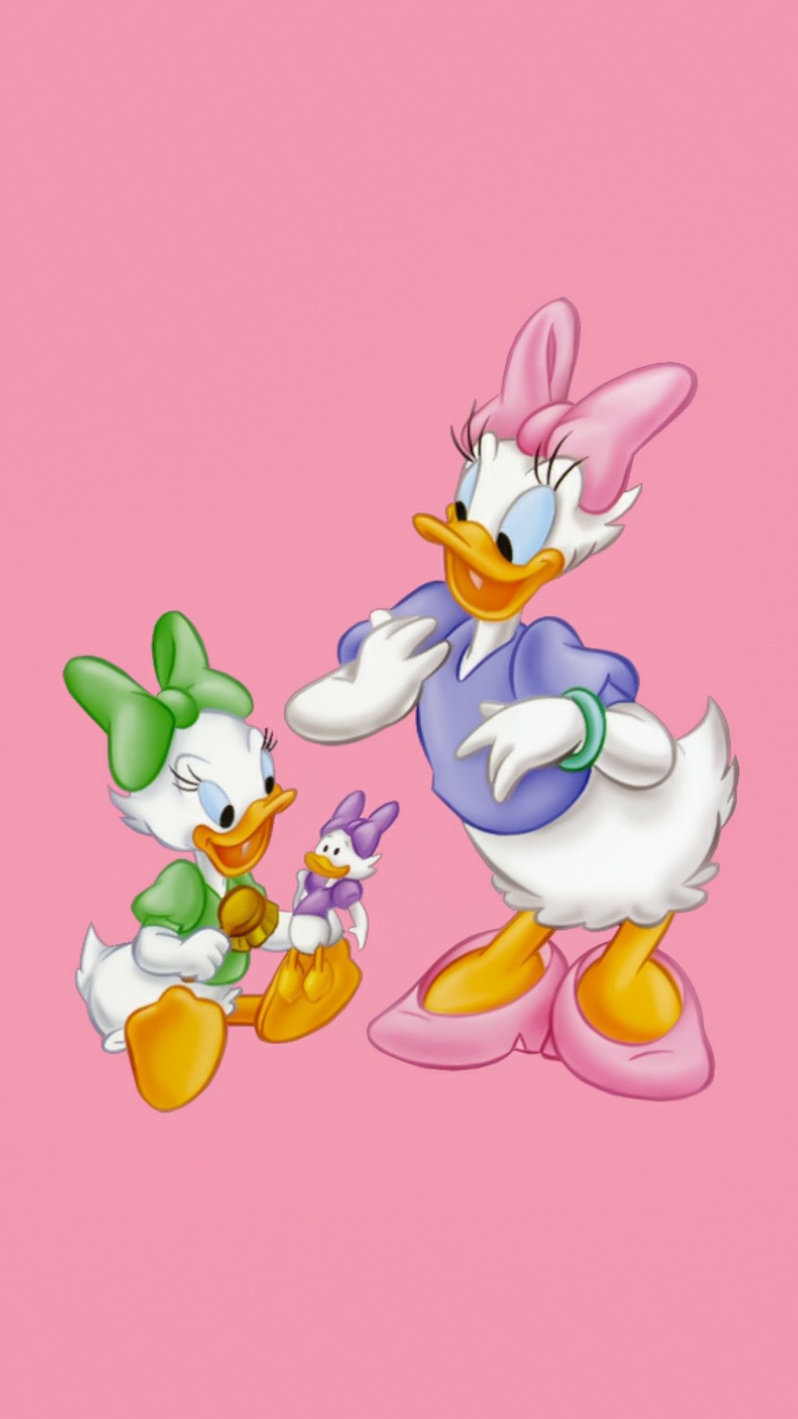 Daisy Duck, Donald and Daisy Duck, 25th anniversary, 1160x2050 HD Phone