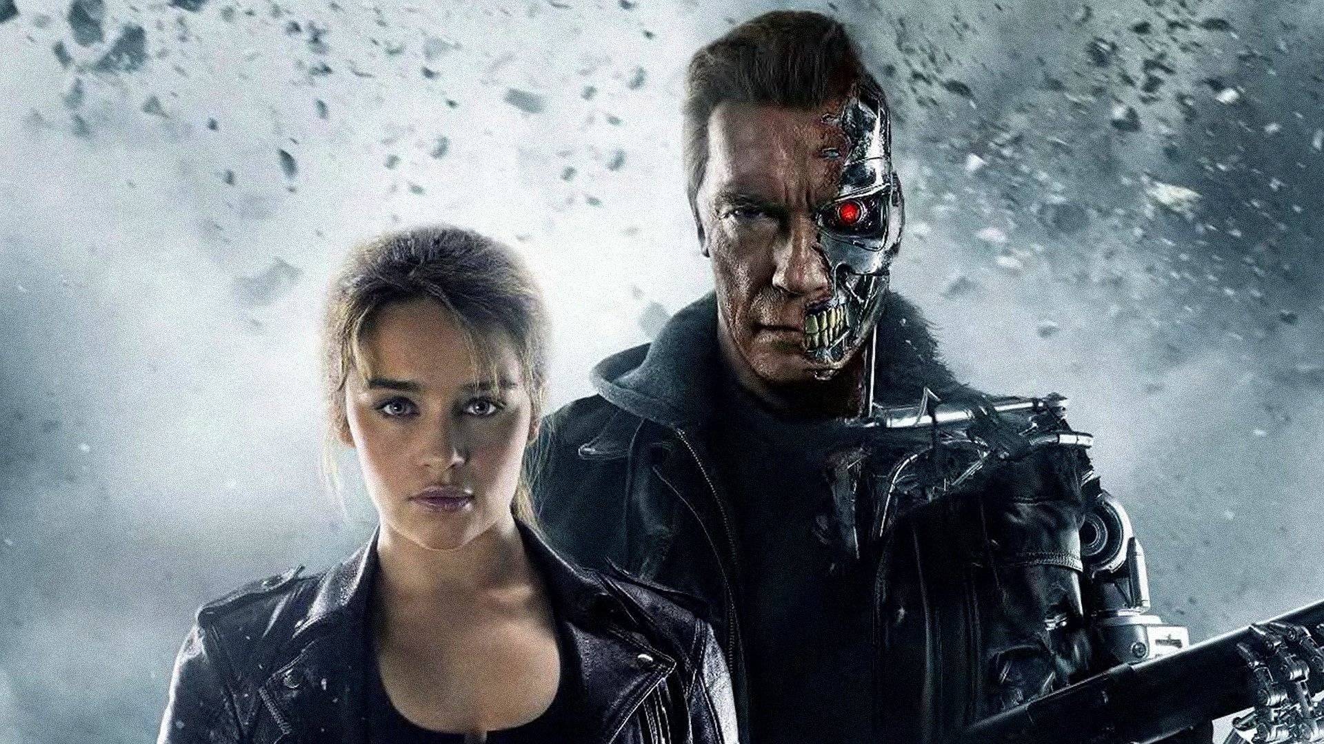 Terminator Genisys movie, Paramount cancellation, Sci-fi action film, Arnold Schwarzenegger, 1920x1080 Full HD Desktop