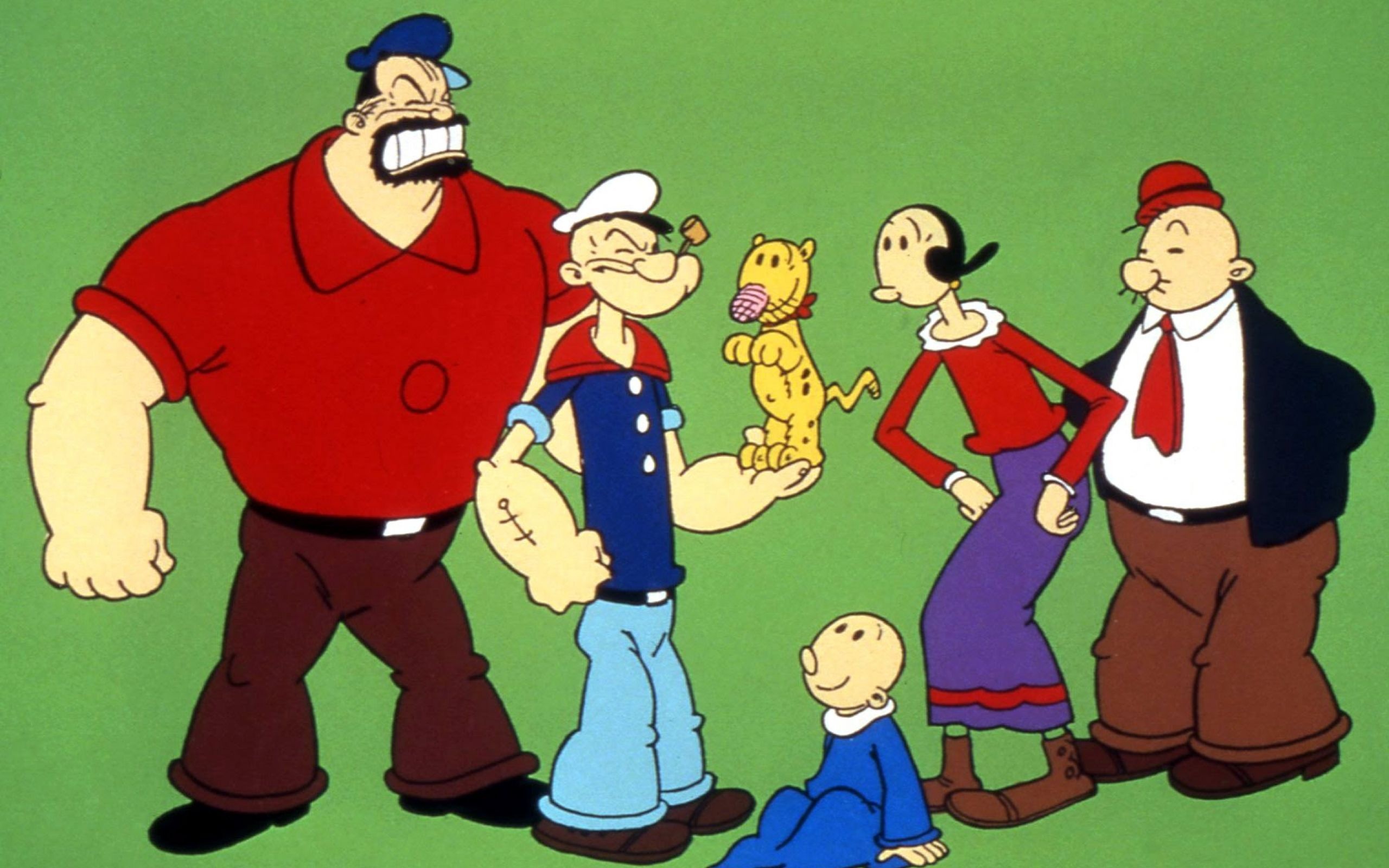 Popeye the Sailor, Classic animation, Backgrounds, TV series, 2560x1600 HD Desktop