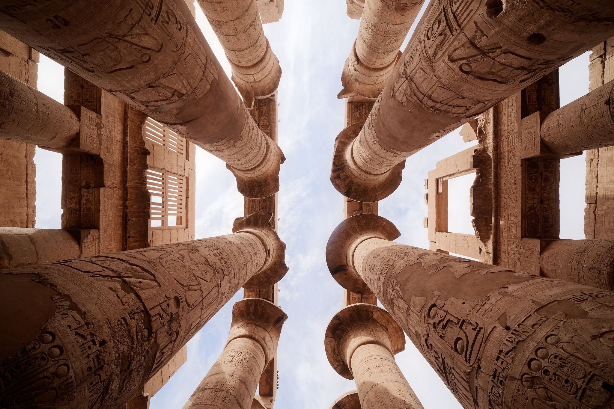 Luxor Temple, Egypt's HD wallpapers, Ancient wonders, Breathtaking landscapes, 2050x1370 HD Desktop