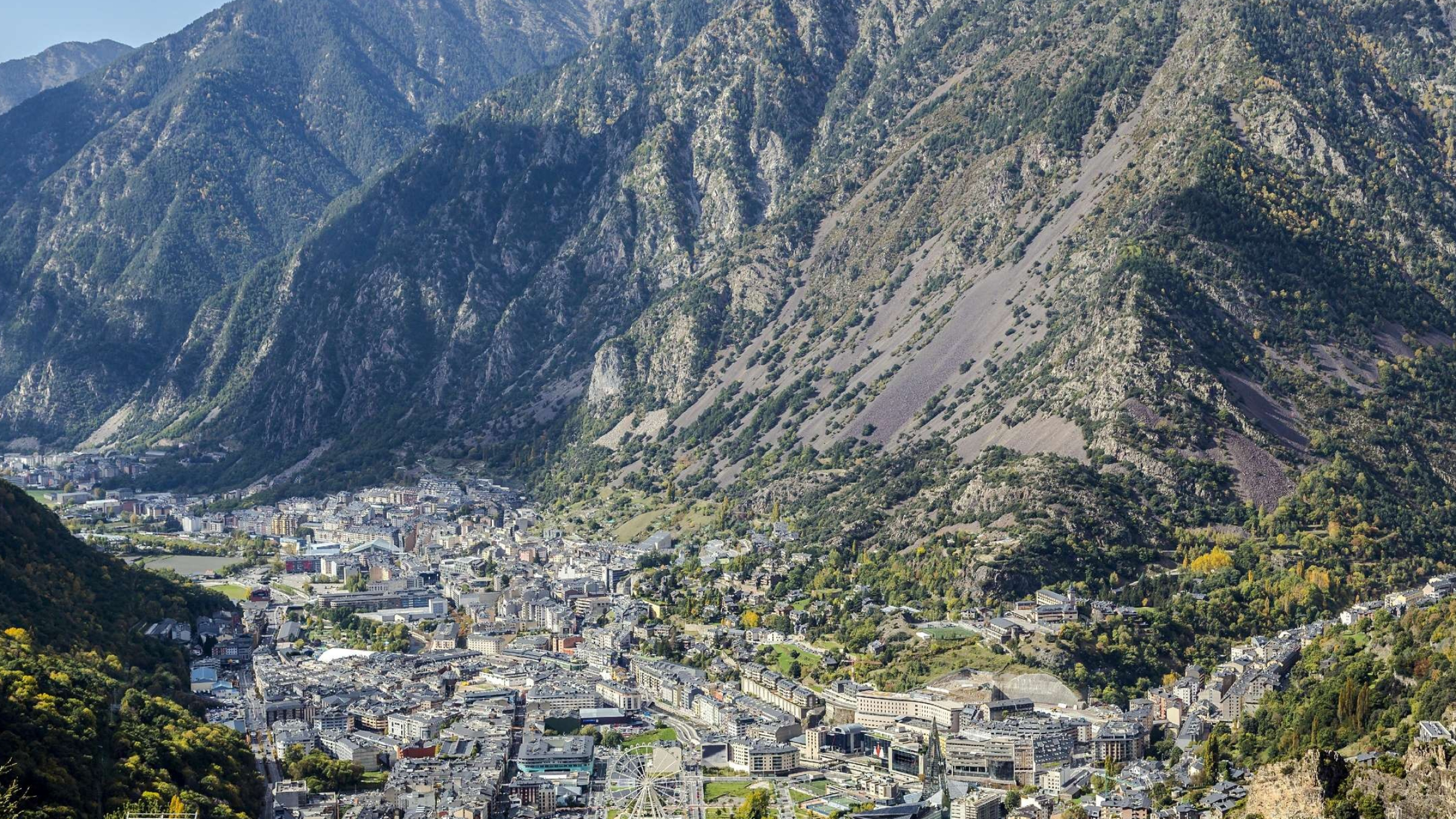 Andorra in the Pyrenees, Mountainous landscape, Pristine beauty, European destination, 2400x1350 HD Desktop