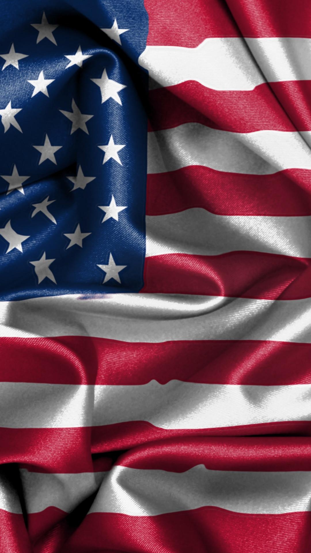 American Flag, Patriotic symbol, National pride, Stars and stripes, United States, 1080x1920 Full HD Handy
