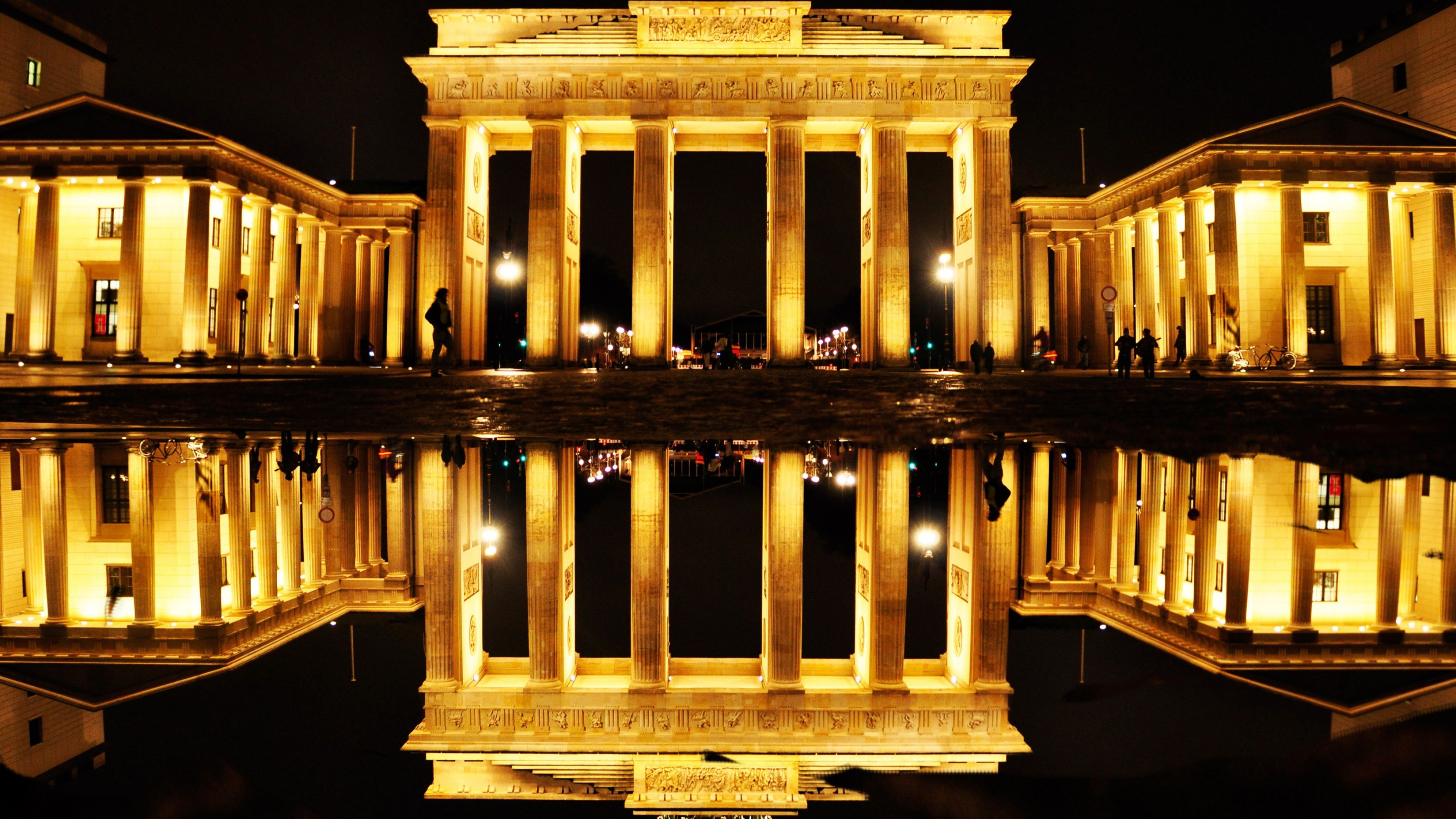 Brandenburg Gate, Ancient High Definition, Baltana, 3840x2160 4K Desktop
