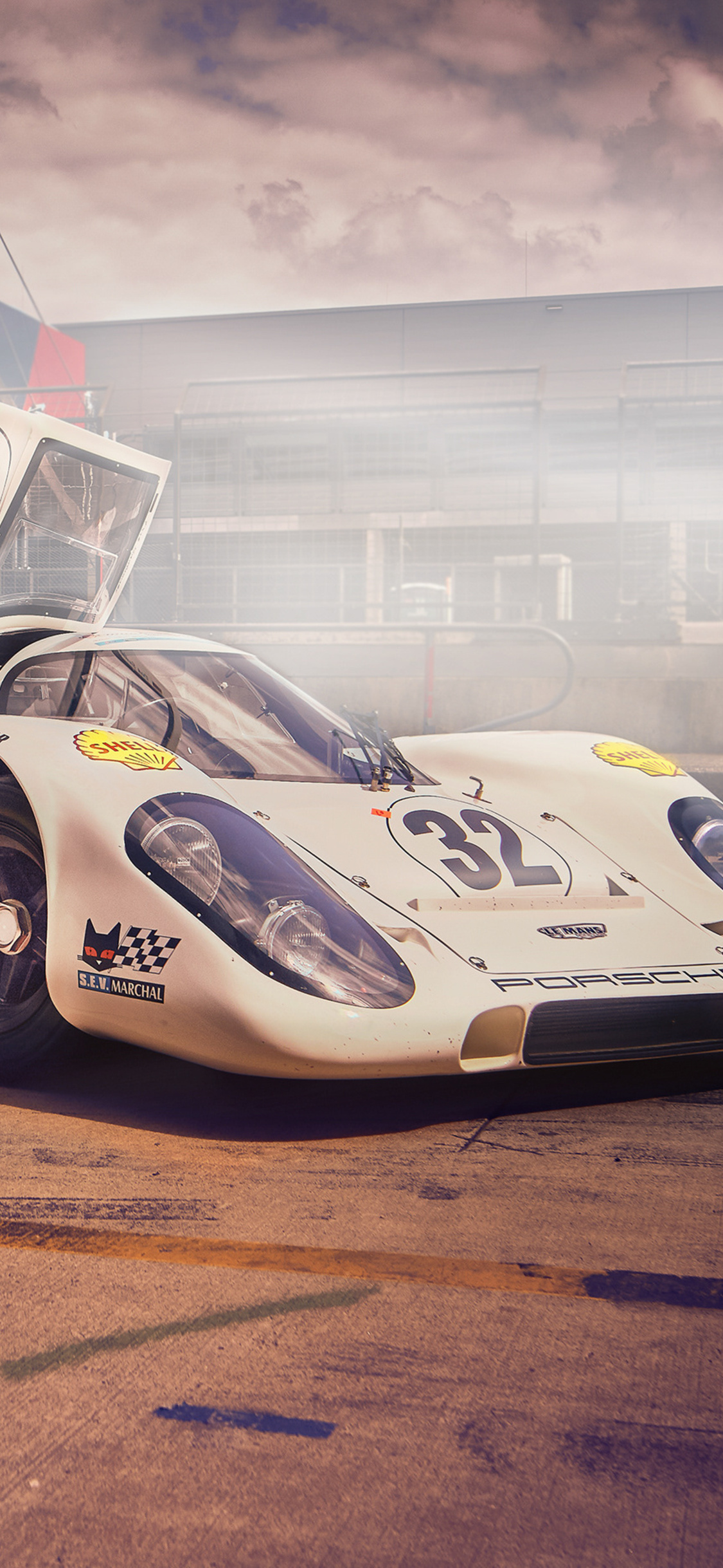Endurance Racing: Porsche 917K, Streamlined Design, Purpose-Built Cars. Le Mans. 1130x2440 HD Background.