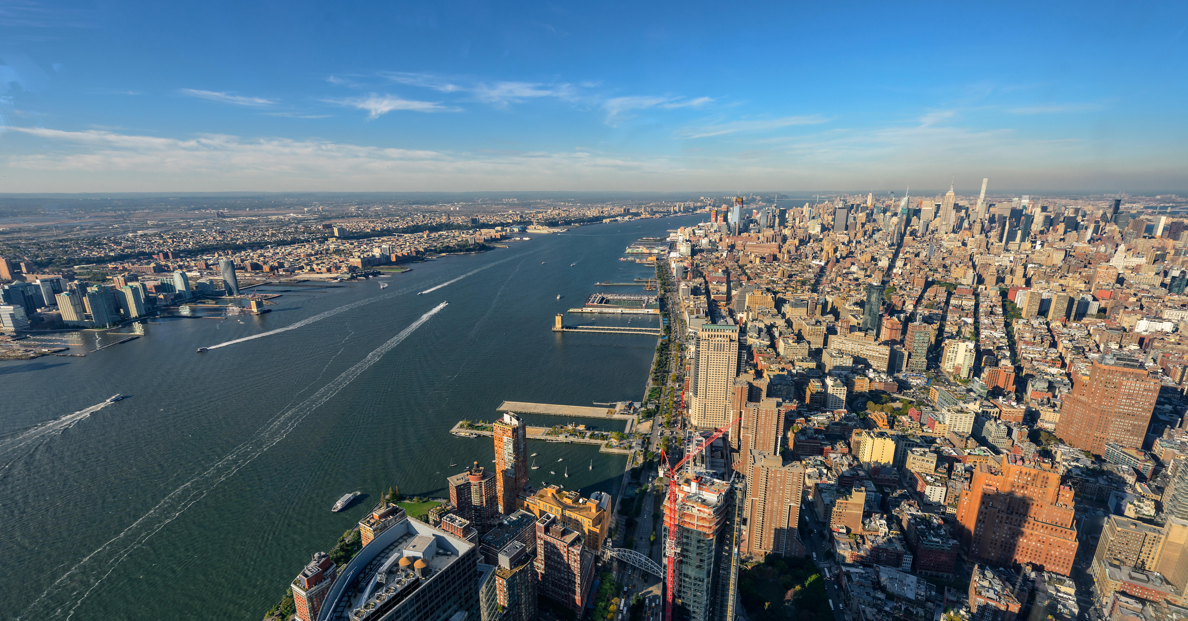 Manhattan (Travels), New Jersey to Manhattan, Travel options, City visit, 2400x1260 HD Desktop