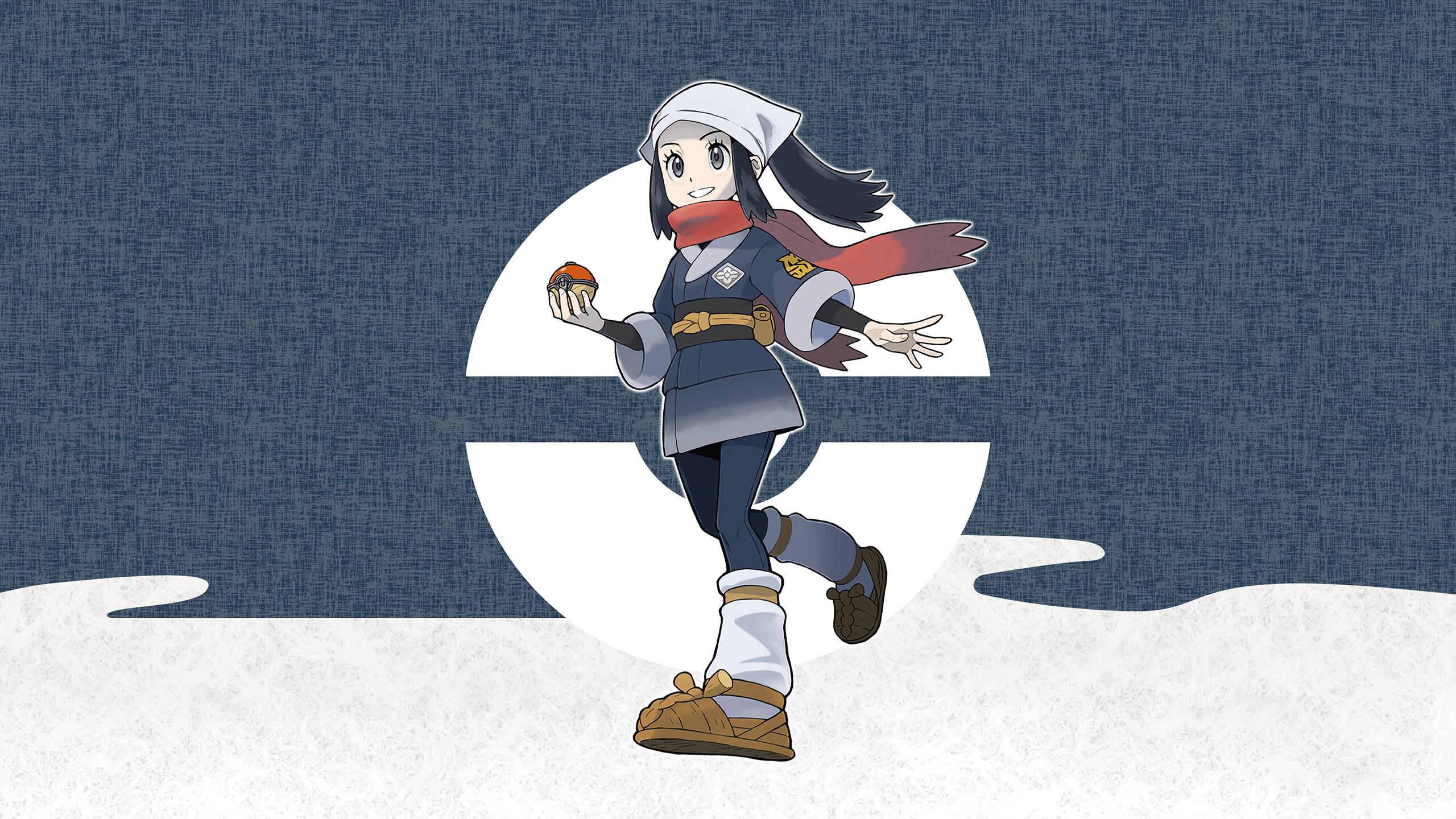 Pokemon Legends: Arceus, Female trainer, Wallpaper, Stylish character, 2560x1440 HD Desktop