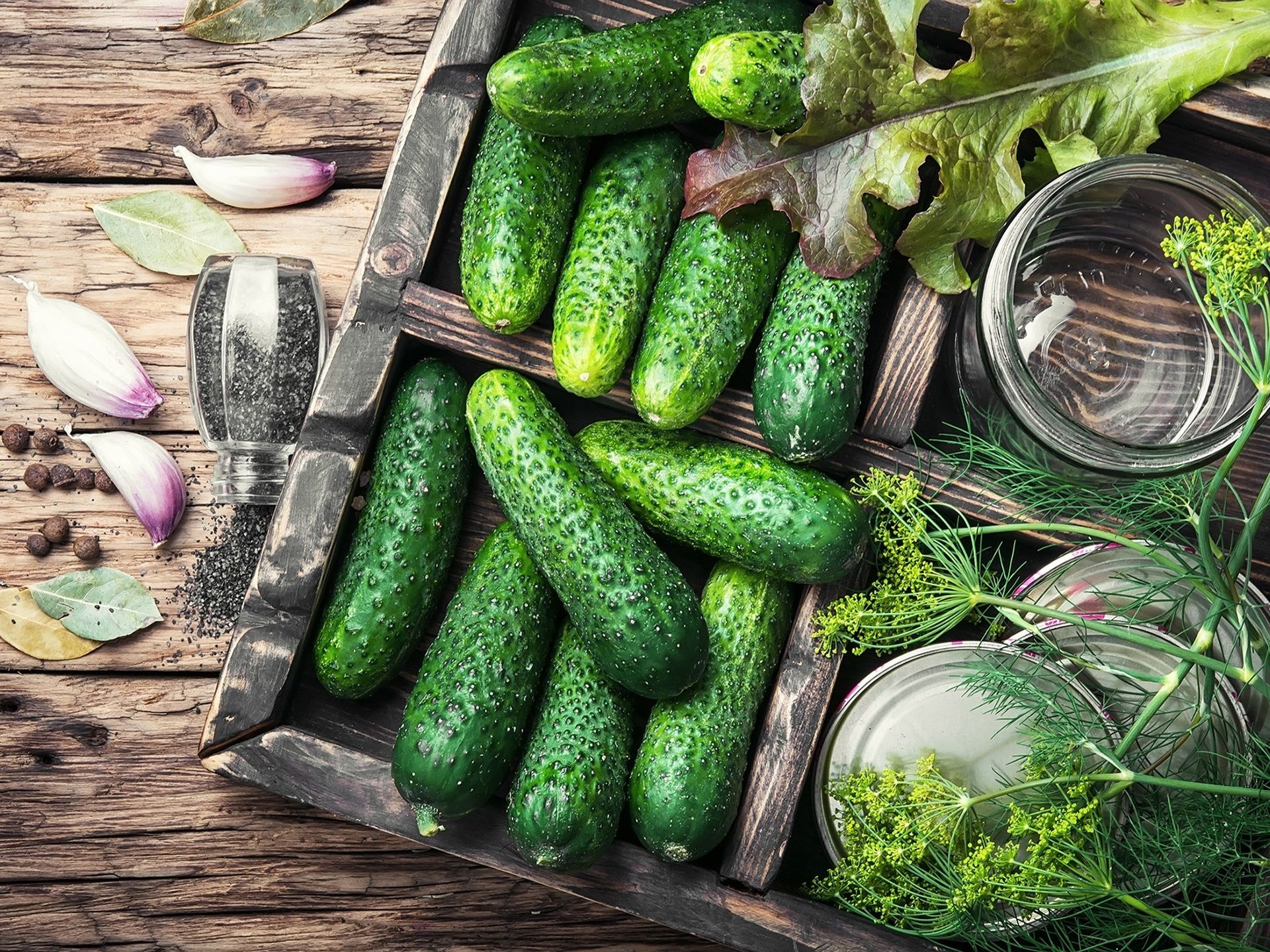 Crunchy cucumbers, Healthy snack, Refreshing vegetable, Hydrating food, 1920x1440 HD Desktop