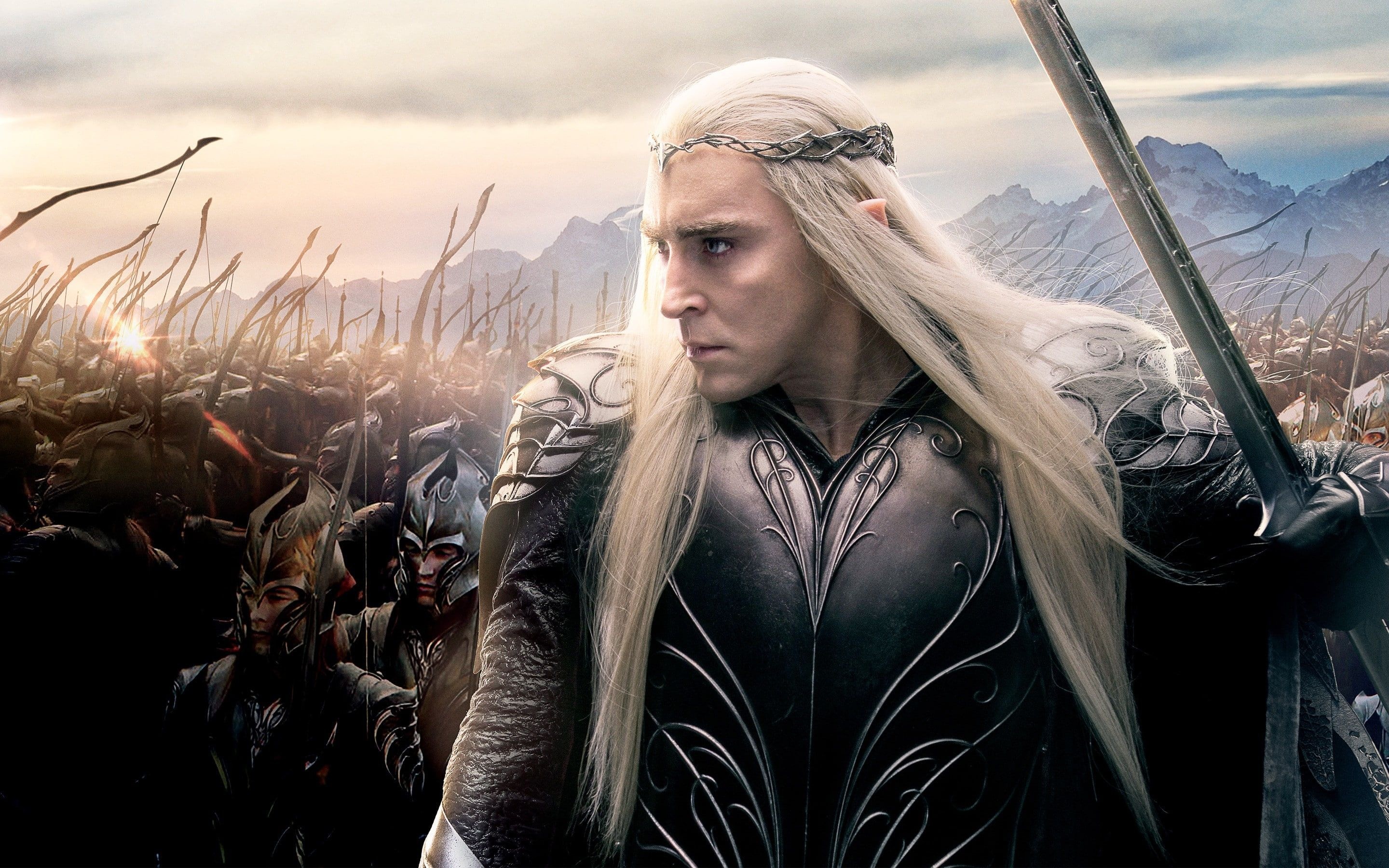 Thranduil in The Hobbit, Lee Pace, King of Elves, Battle of the Five Armies, 2880x1800 HD Desktop