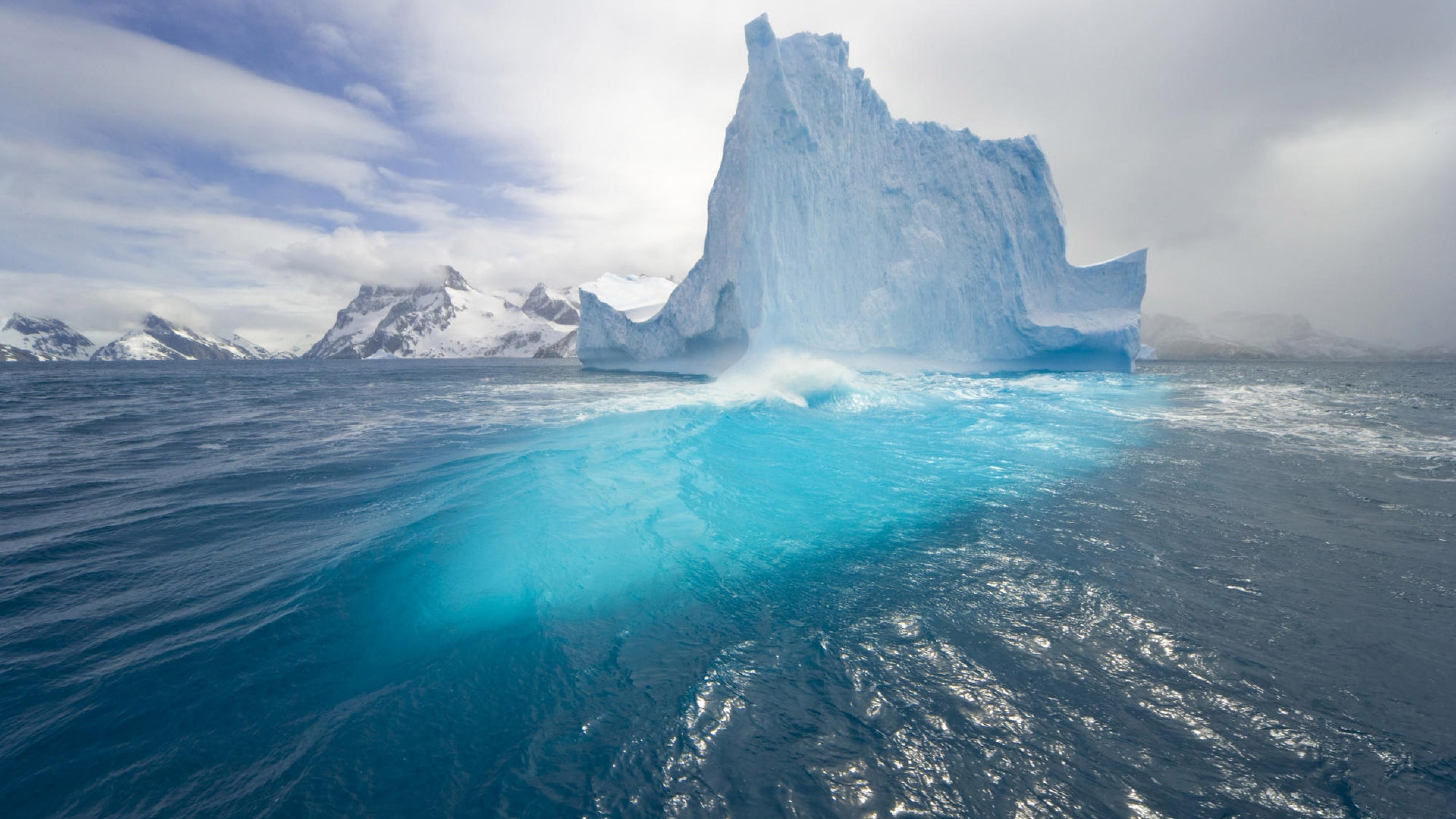 Iceberg arctic ocean, HD wallpaper, 4K ultra HD, Nature's majesty, 3840x2160 4K Desktop