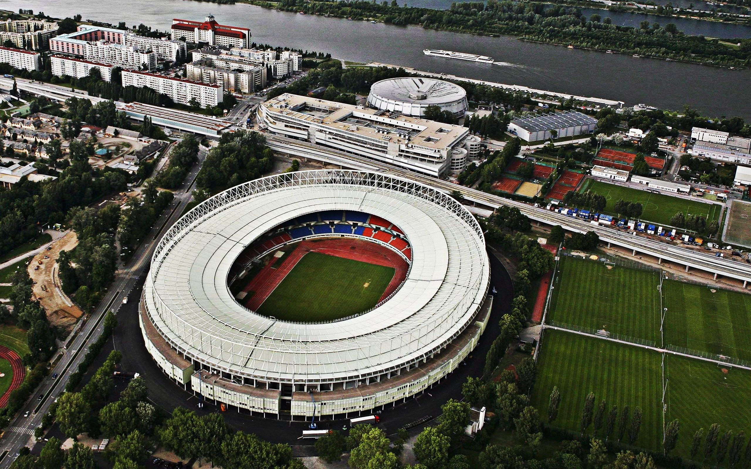 Ernst Happel Stadion, Vienna, Austrian football stadium, Sports arena, 2560x1600 HD Desktop