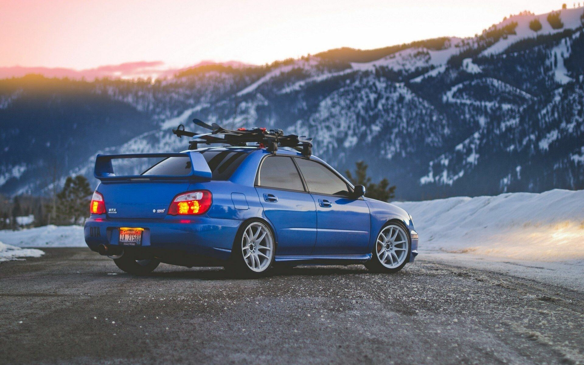 Subaru: A compact car that has been manufactured by the Japanese automaker since 1992, Impreza. 1920x1200 HD Wallpaper.