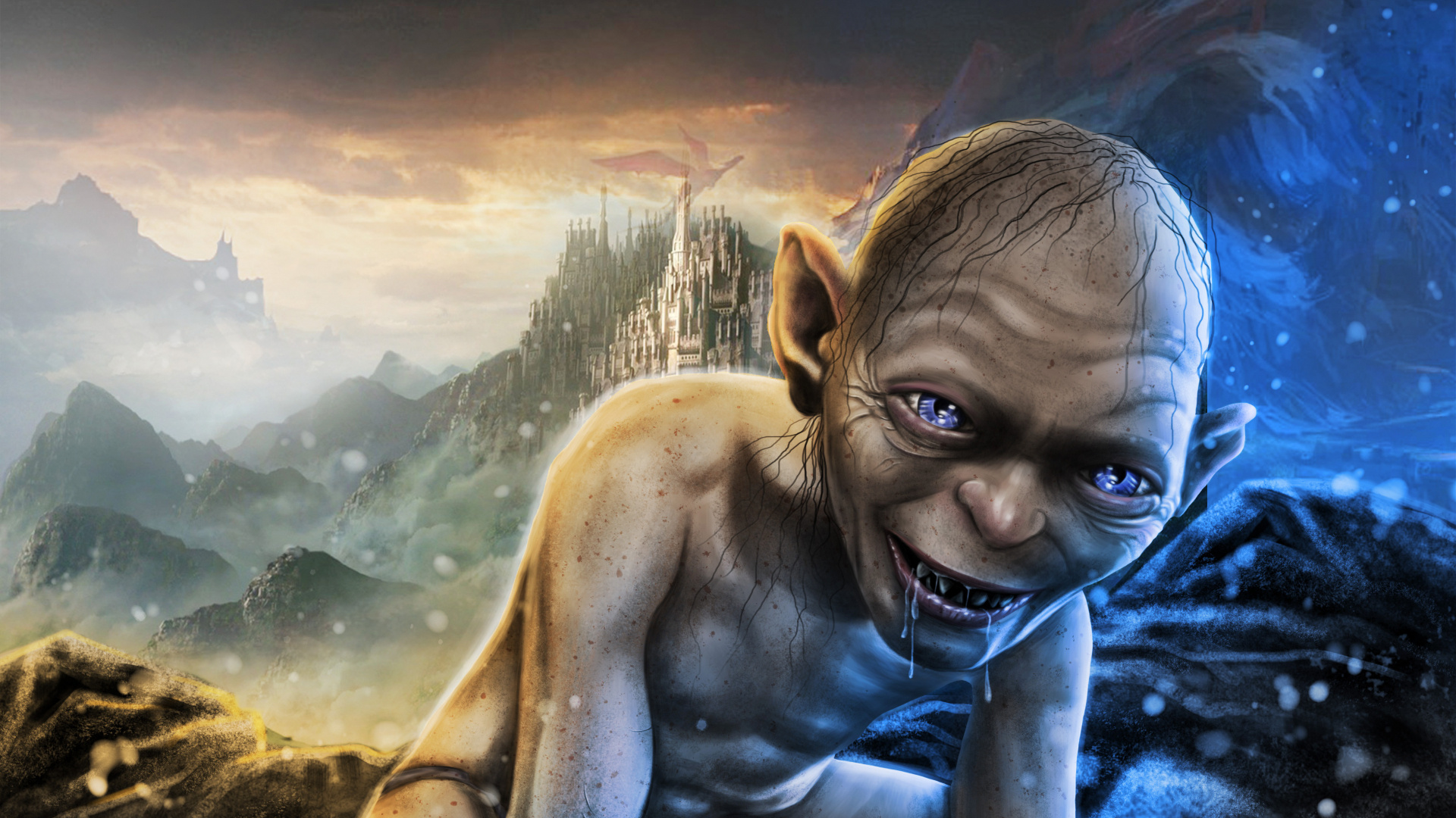 Smeagol, Lord of the Rings, High-resolution wallpapers, Free download, 1920x1080 Full HD Desktop