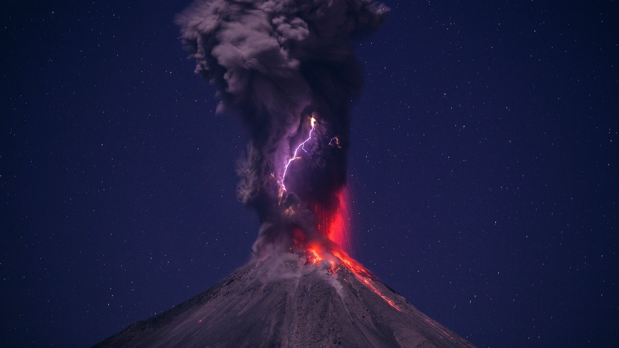 Volcano HD wallpapers, Spectacular eruptions, Breathtaking views, High quality images, 2560x1440 HD Desktop