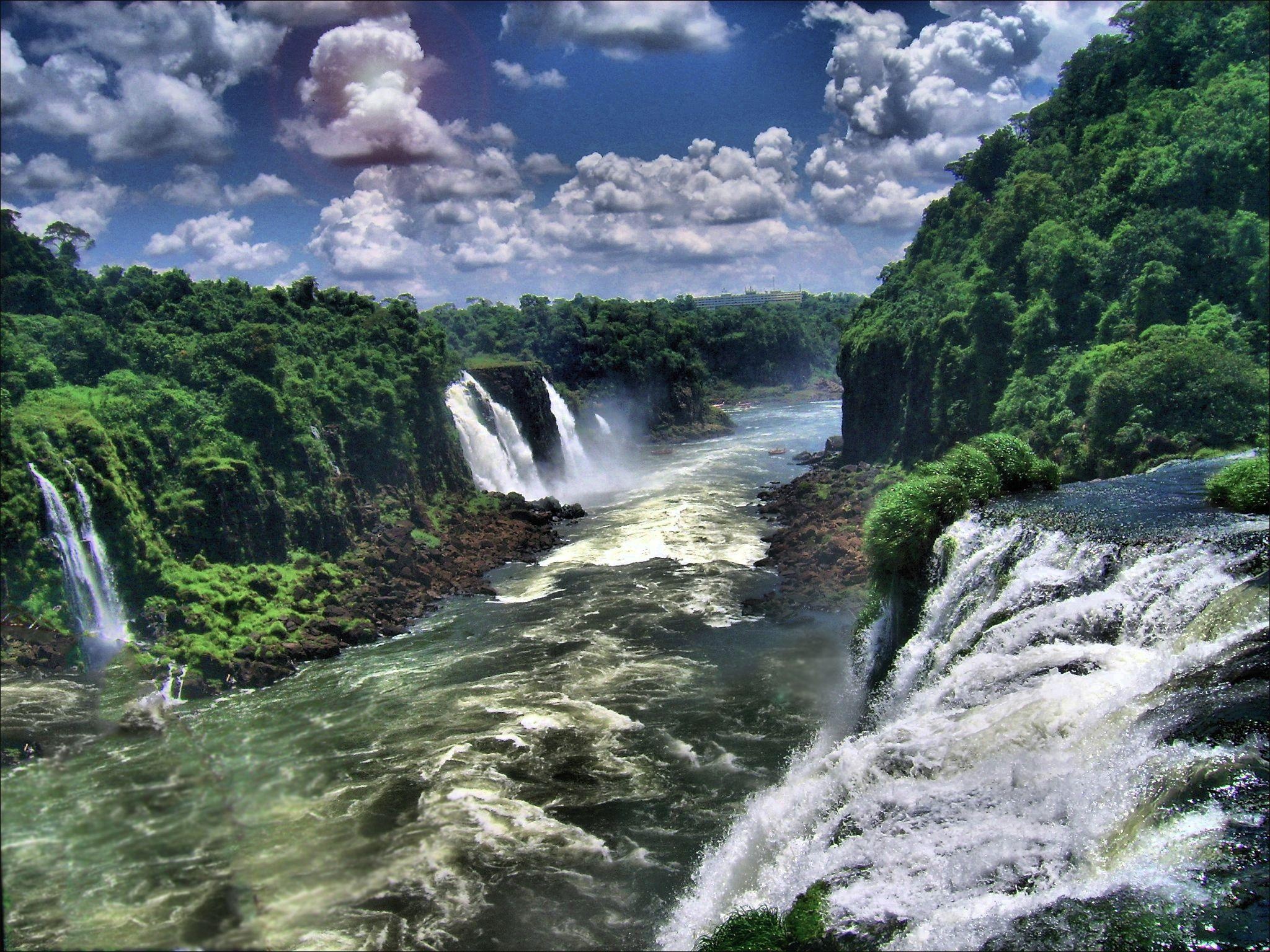 Iguazu National Park, Natural wonders, Majestic waterfalls, Wonder of the world, 2050x1540 HD Desktop