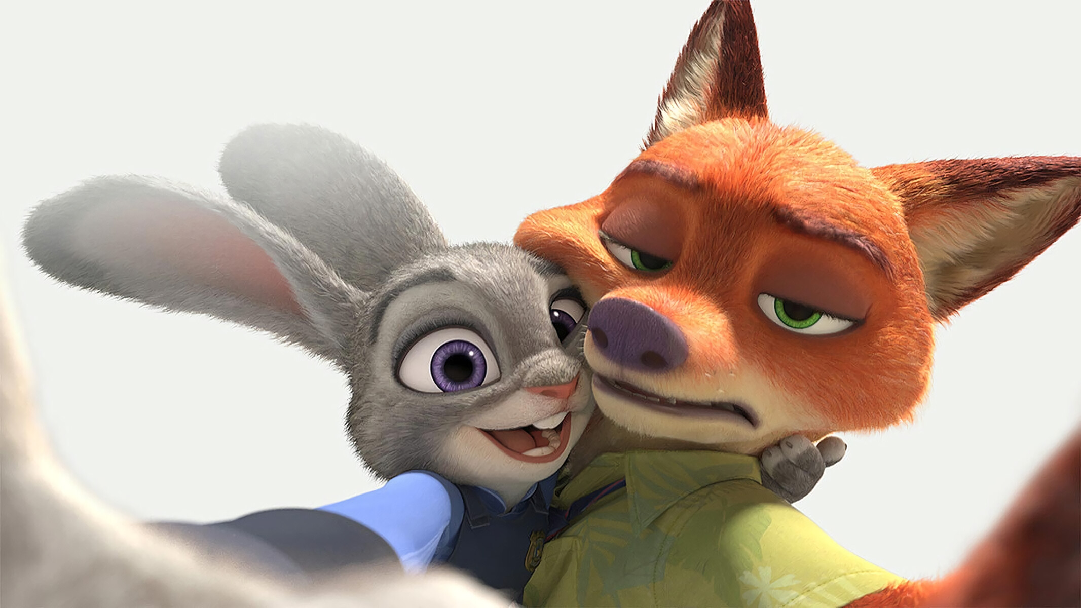Zootopia: In a city of anthropomorphic animals, a rookie bunny cop and a cynical con artist fox must work together to uncover a conspiracy. 2140x1200 HD Wallpaper.